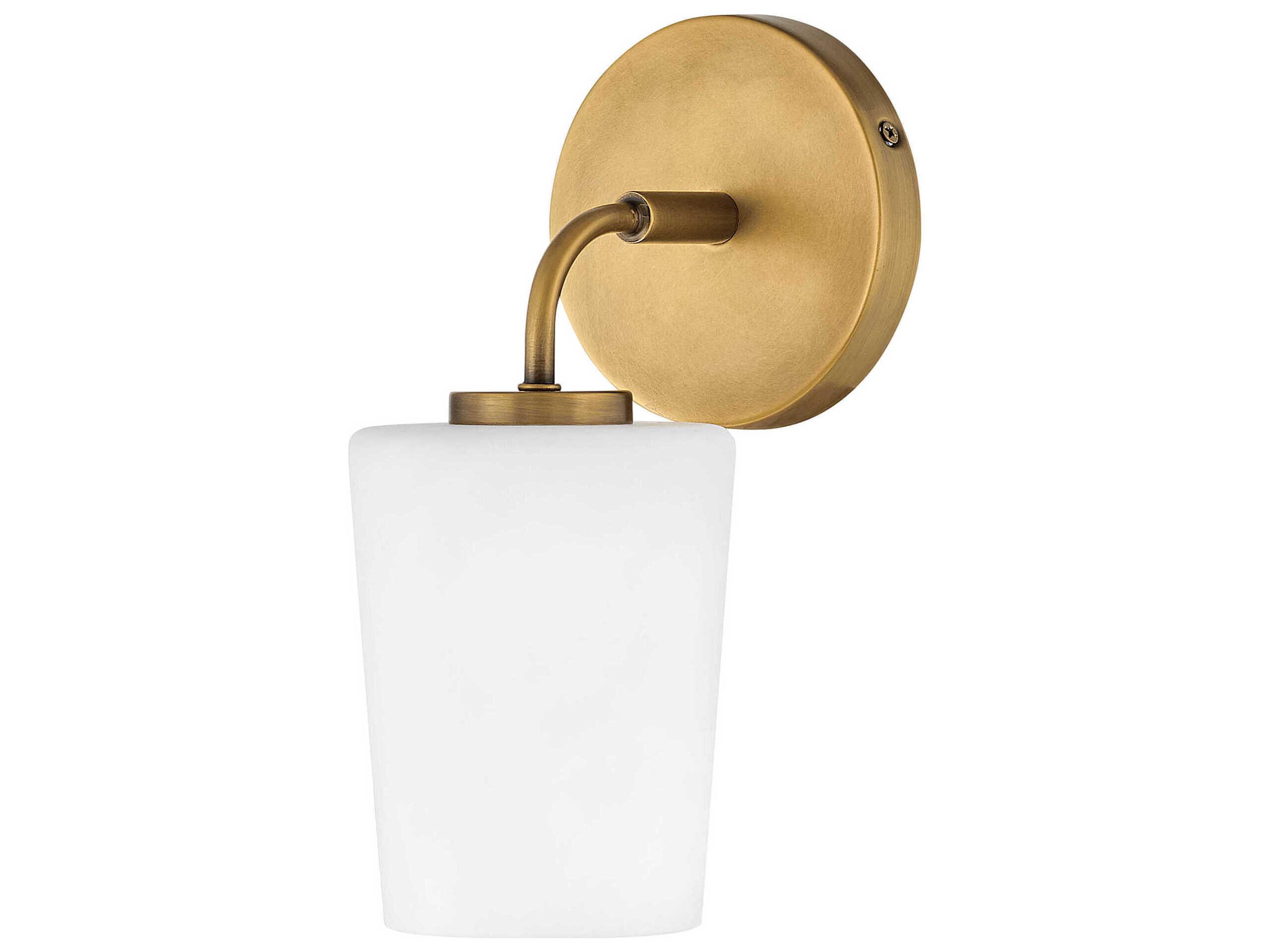 Lark Living Kline 1-Light Heritage Brass Wall Sconce