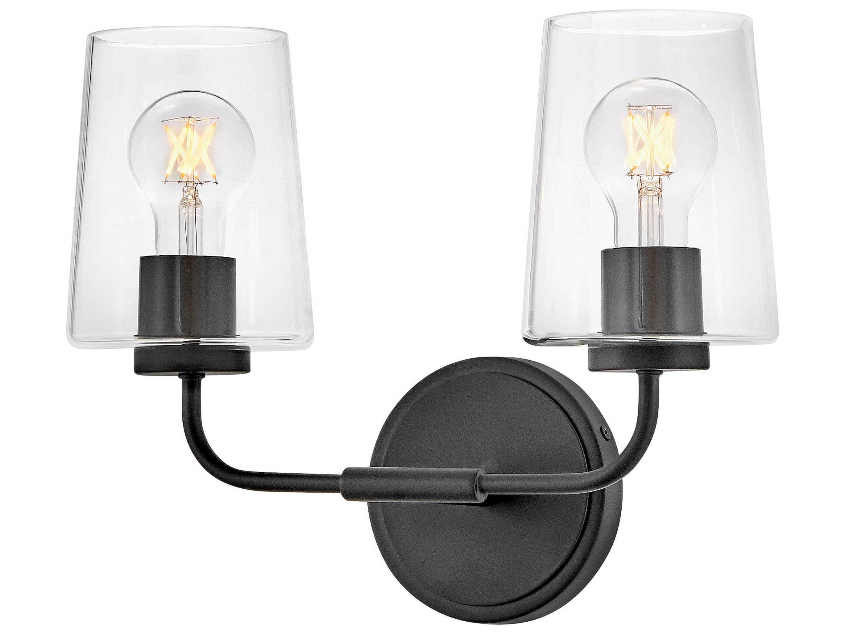 Lark Living Kline 3-Light Black Vanity Light