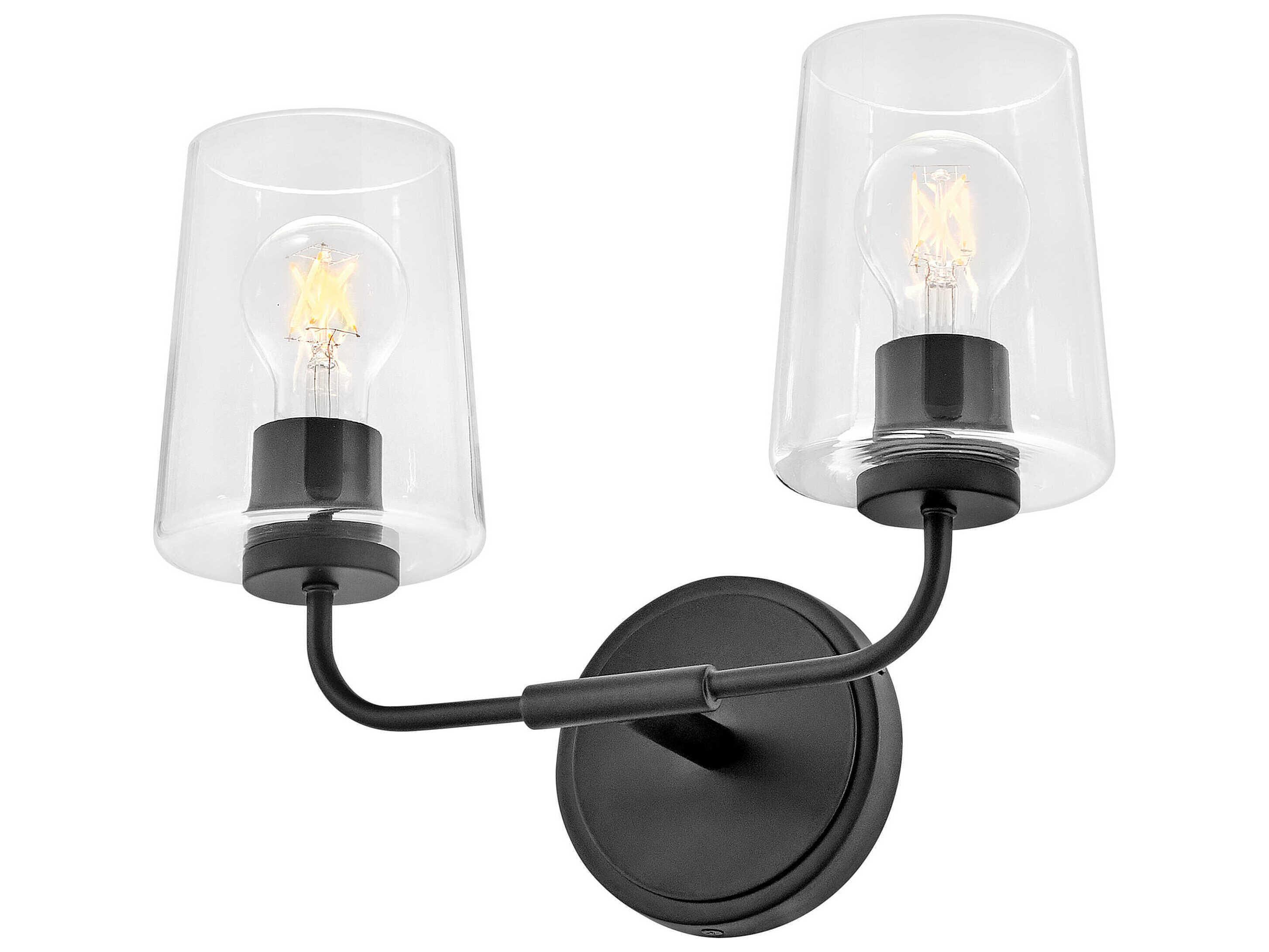 Lark Living Kline 3-Light Black Vanity Light