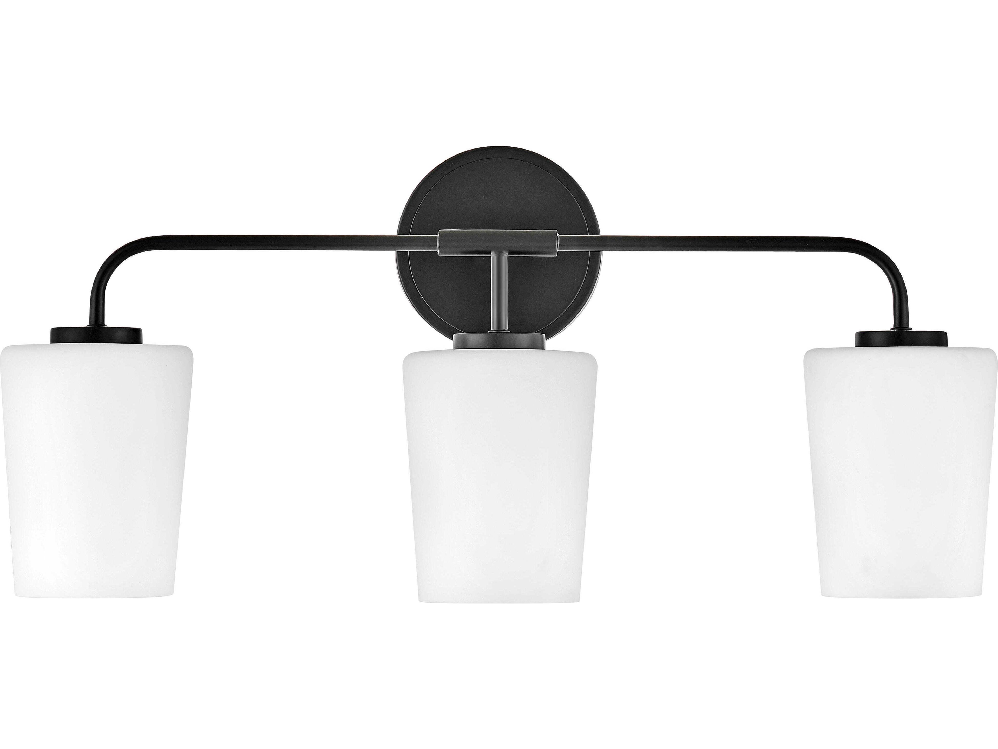 Lark Living Kline 3-Light Black Vanity Light