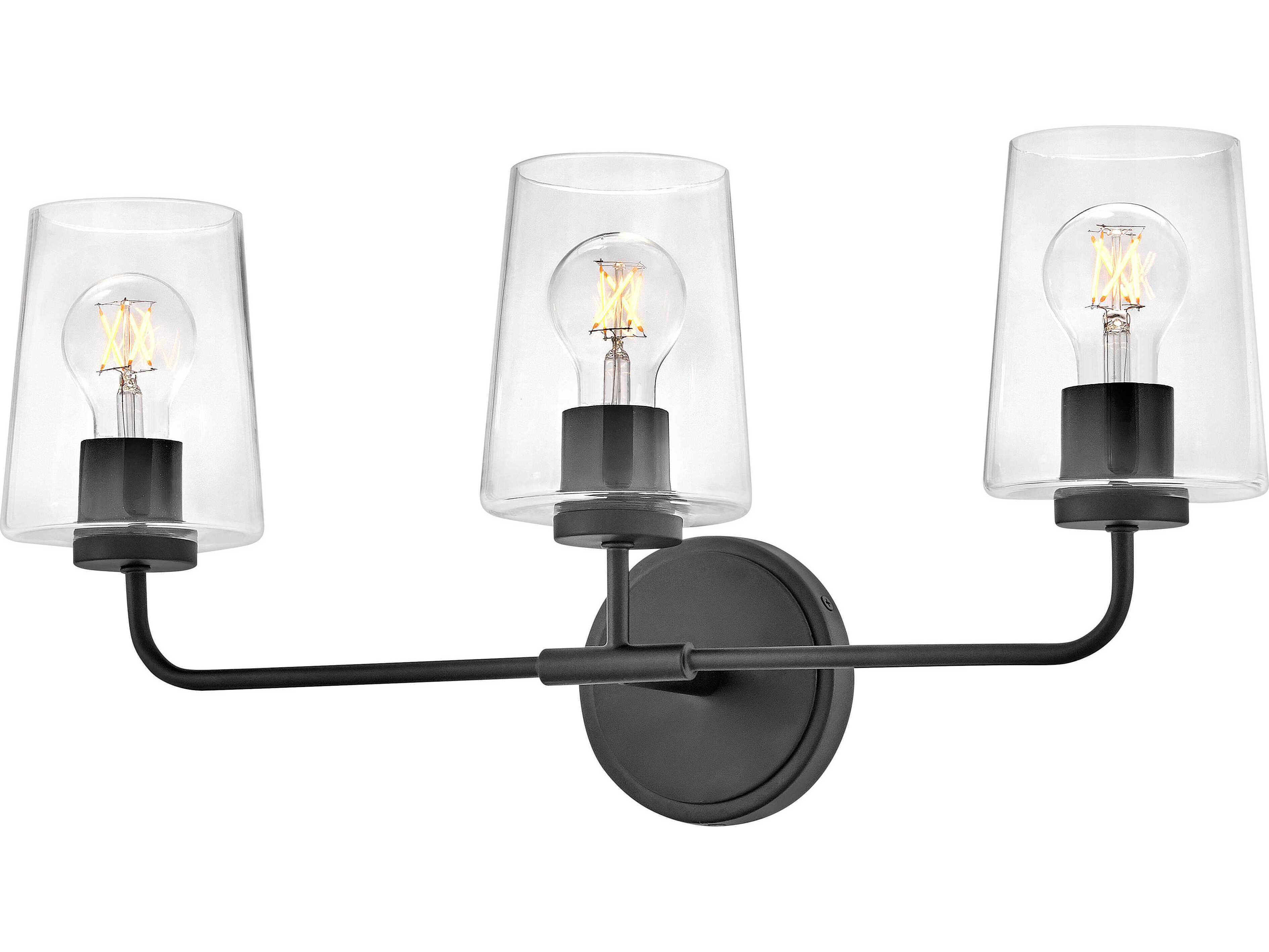 Lark Living Kline 3-Light Black Vanity Light