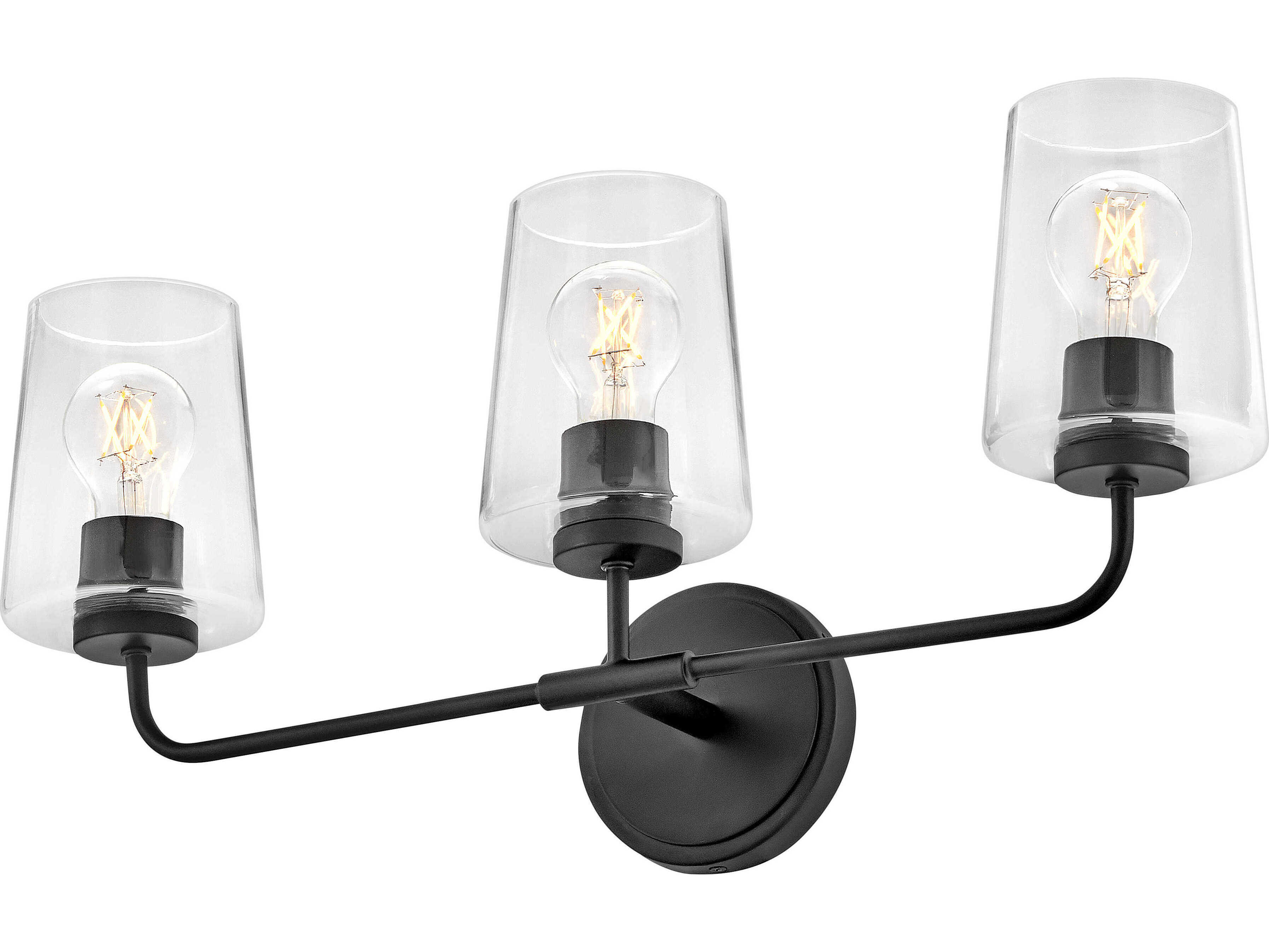 Lark Living Kline 3-Light Black Vanity Light