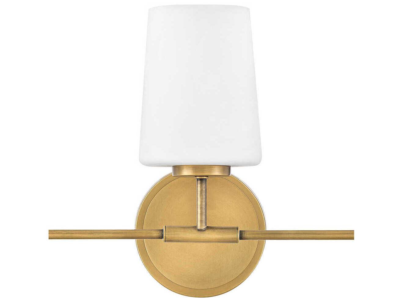 Lark Living Kline 3-Light Heritage Brass Vanity Light