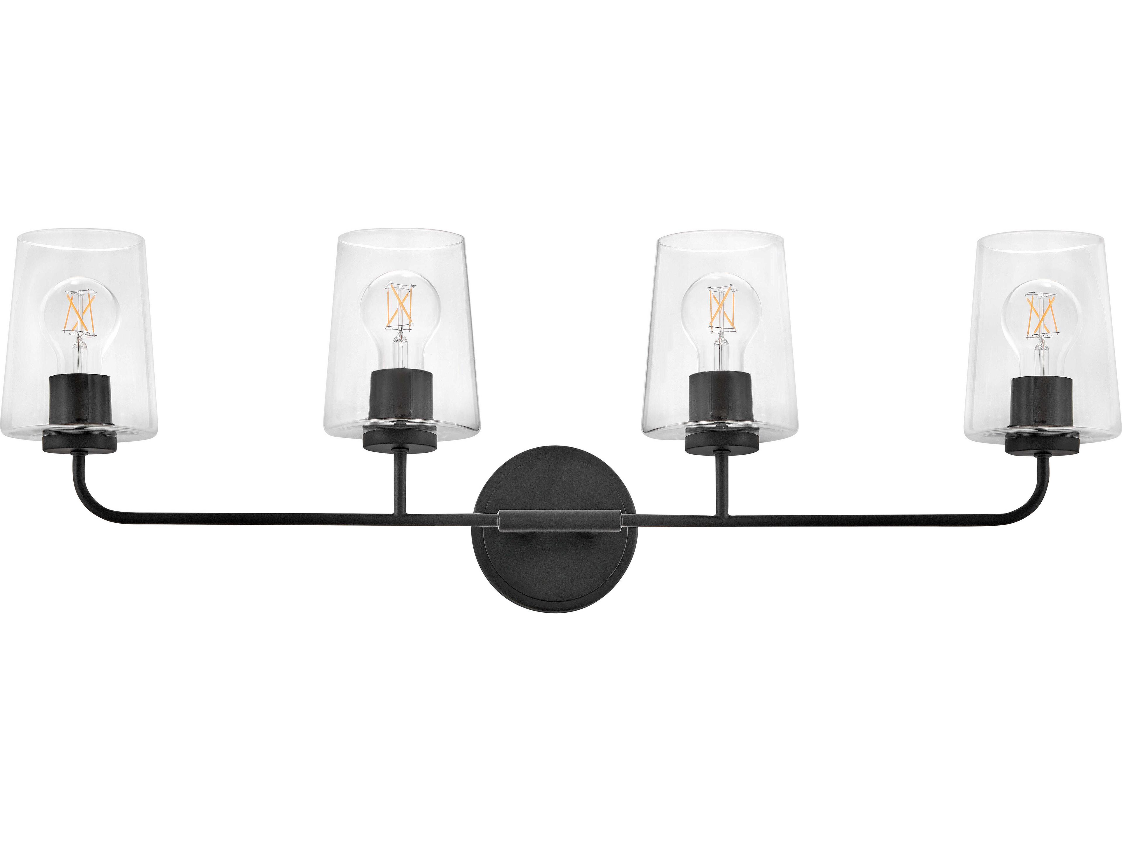 Lark Living Kline 4-Light Black Vanity Light