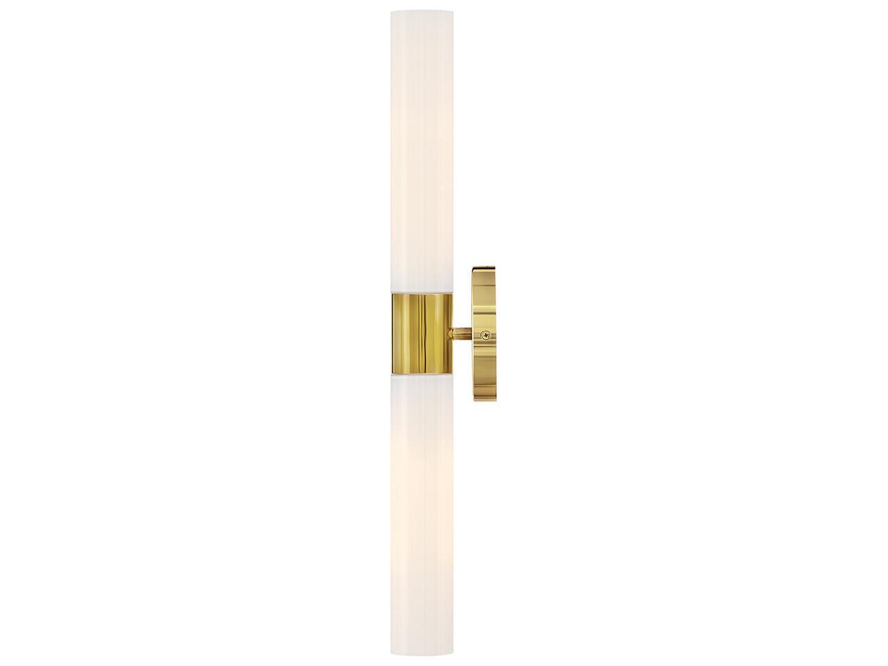 Lark Living Shea 2-Light Bright Brass Vanity Light