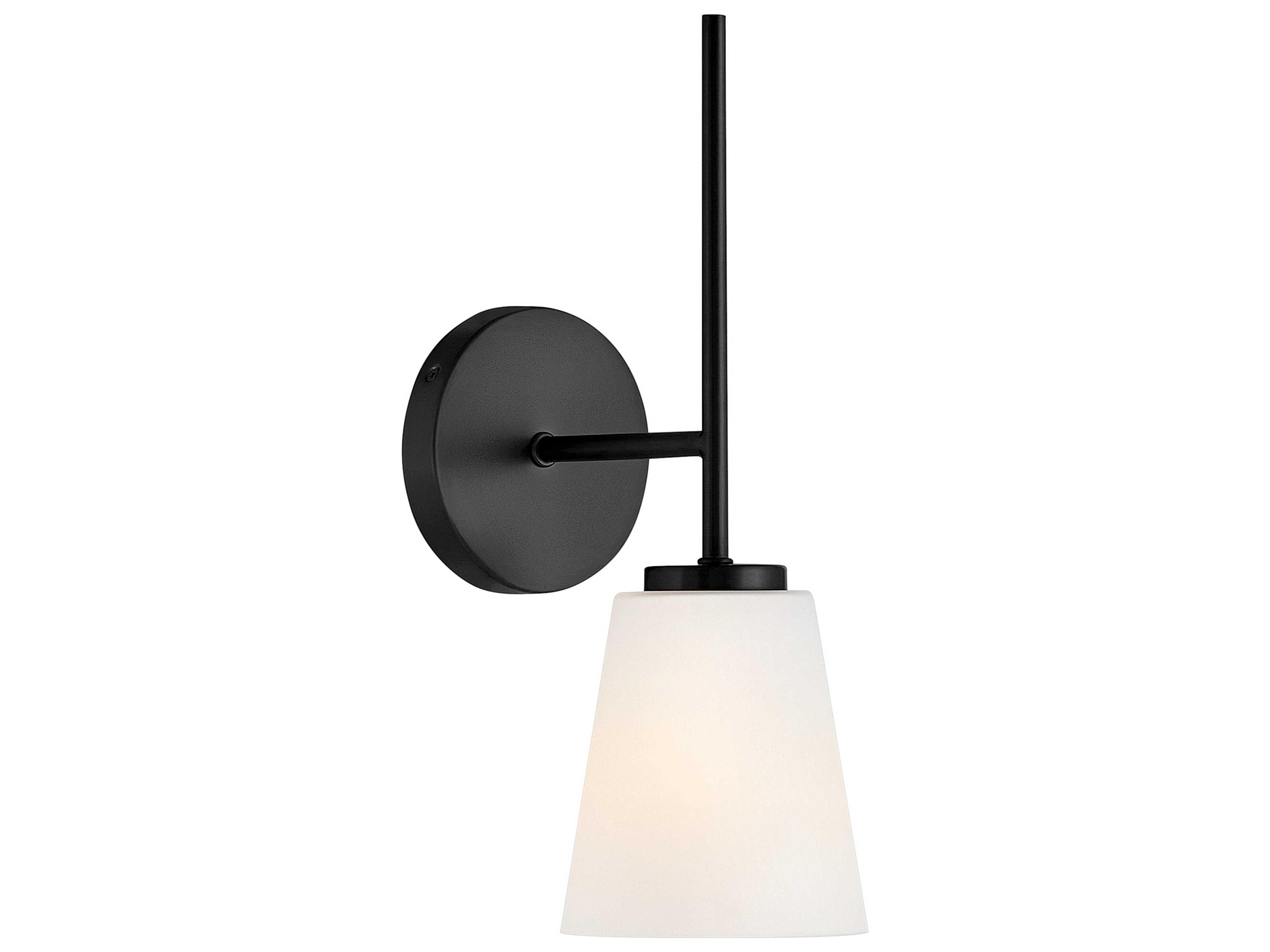 Lark Living Bri 1-Light Black Wall Sconce