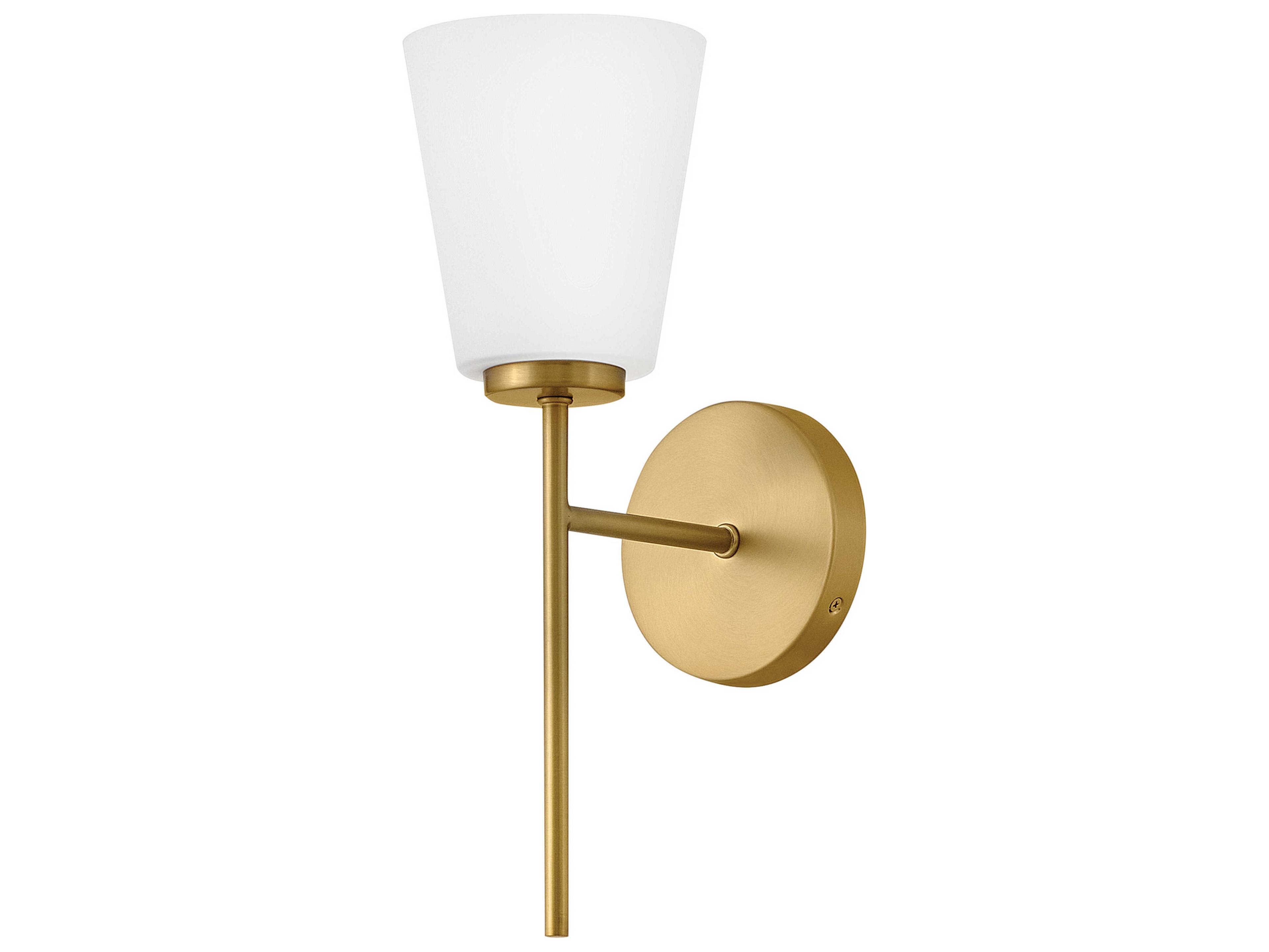 Lark Living Bri 1-Light Lacquered Brass Wall Sconce