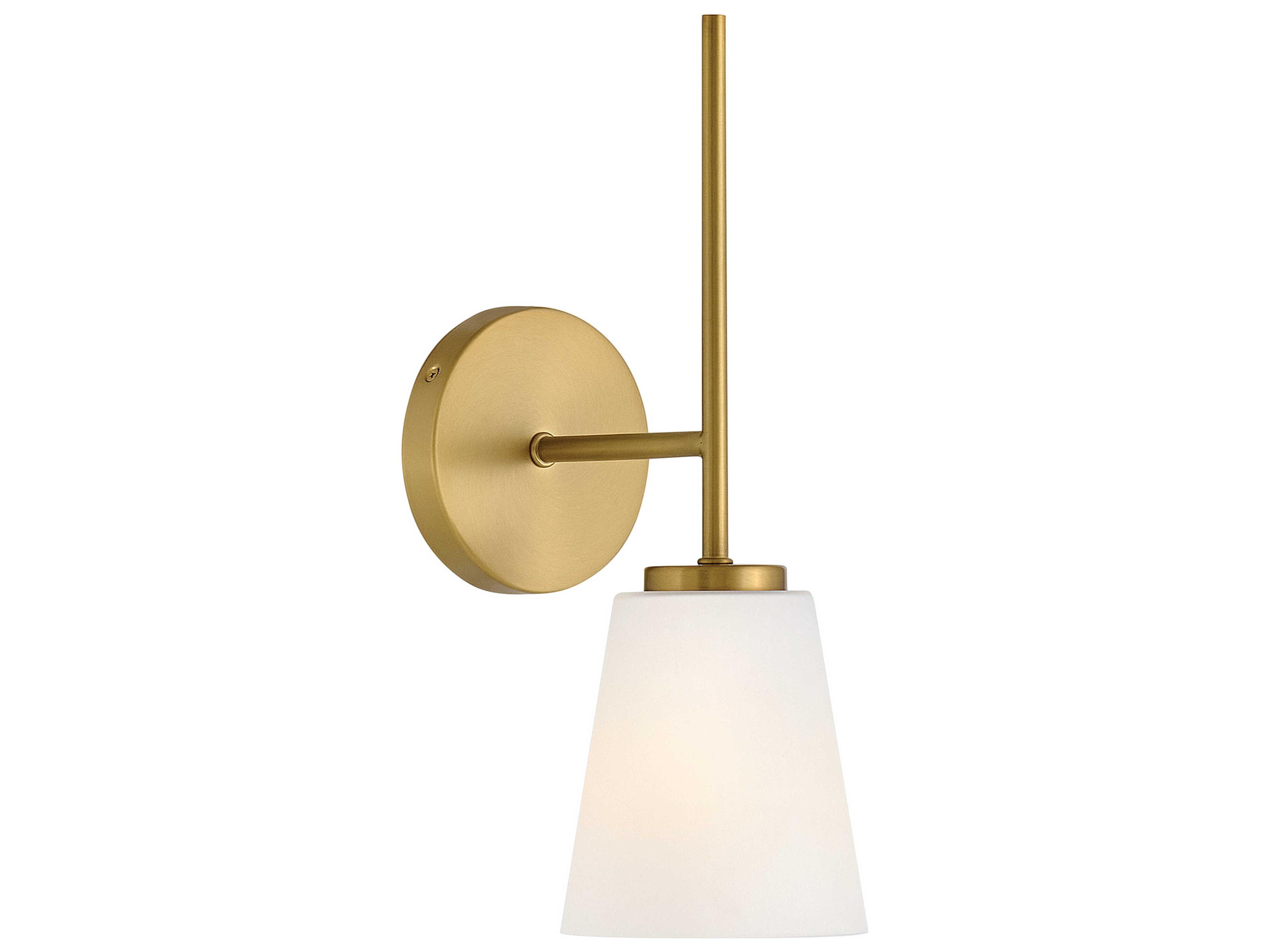Lark Living Bri 1-Light Lacquered Brass Wall Sconce