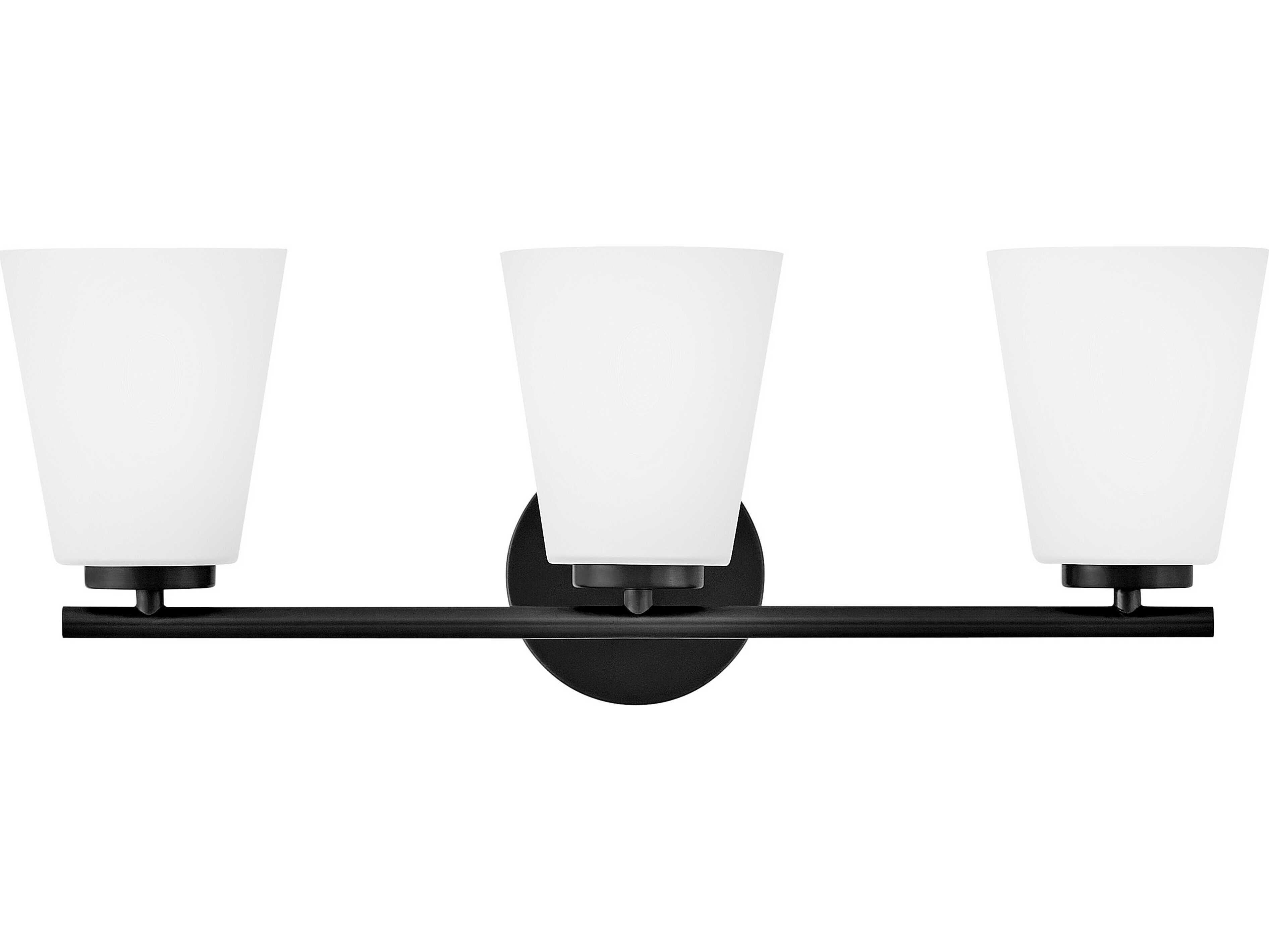 Lark Living Bri 3-Light Black Vanity Light