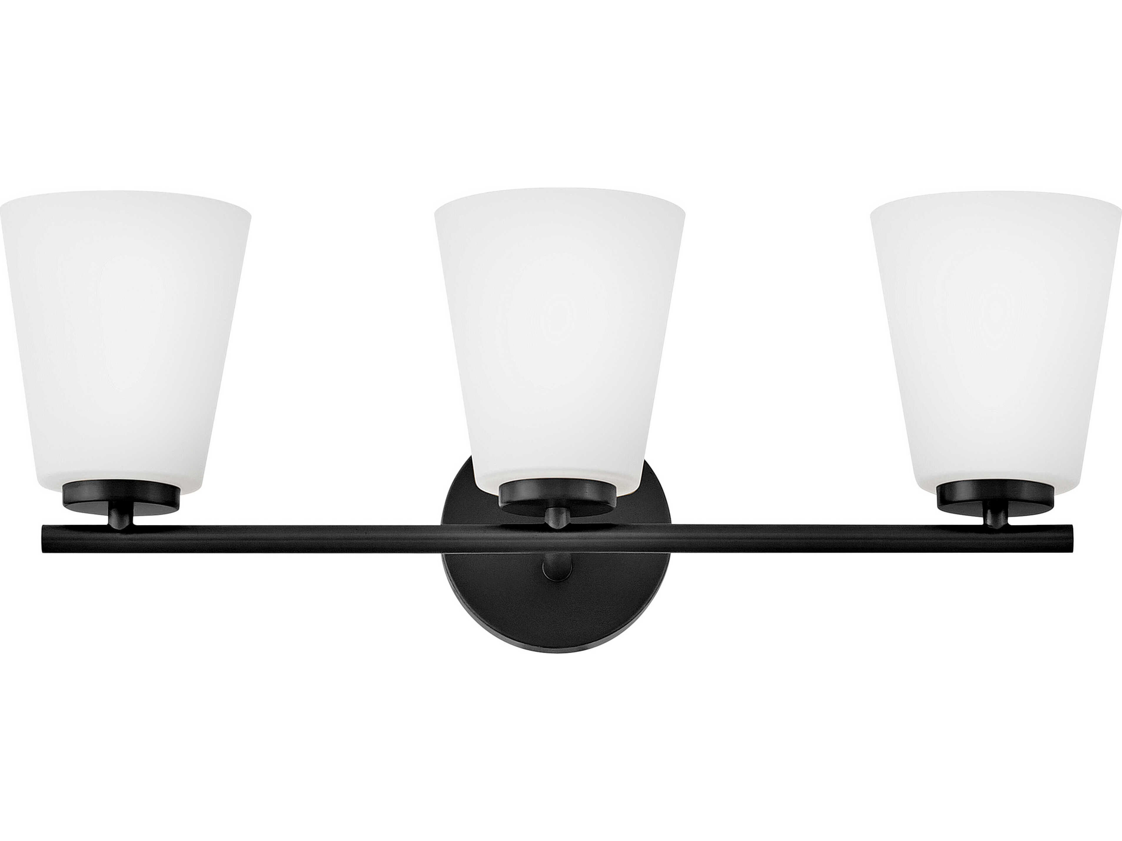 Lark Living Bri 3-Light Black Vanity Light