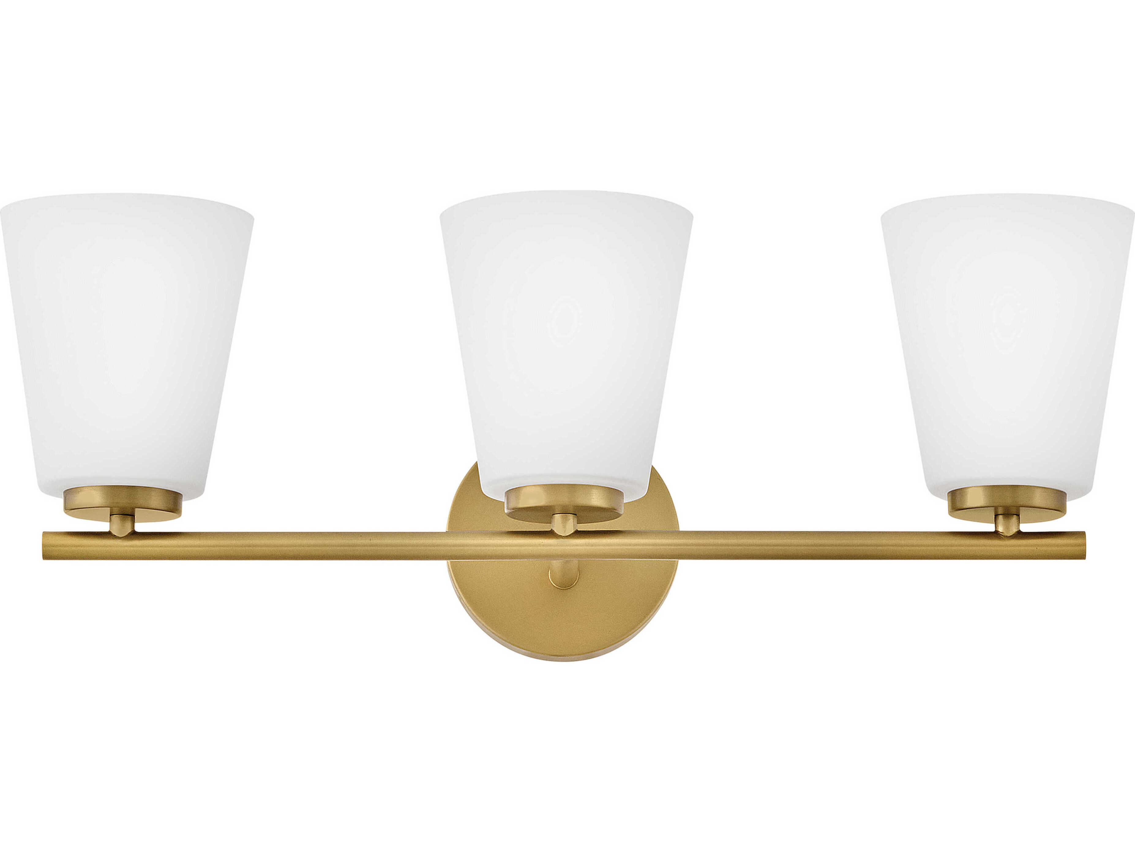 Lark Living Bri 3-Light Lacquered Brass Vanity Light