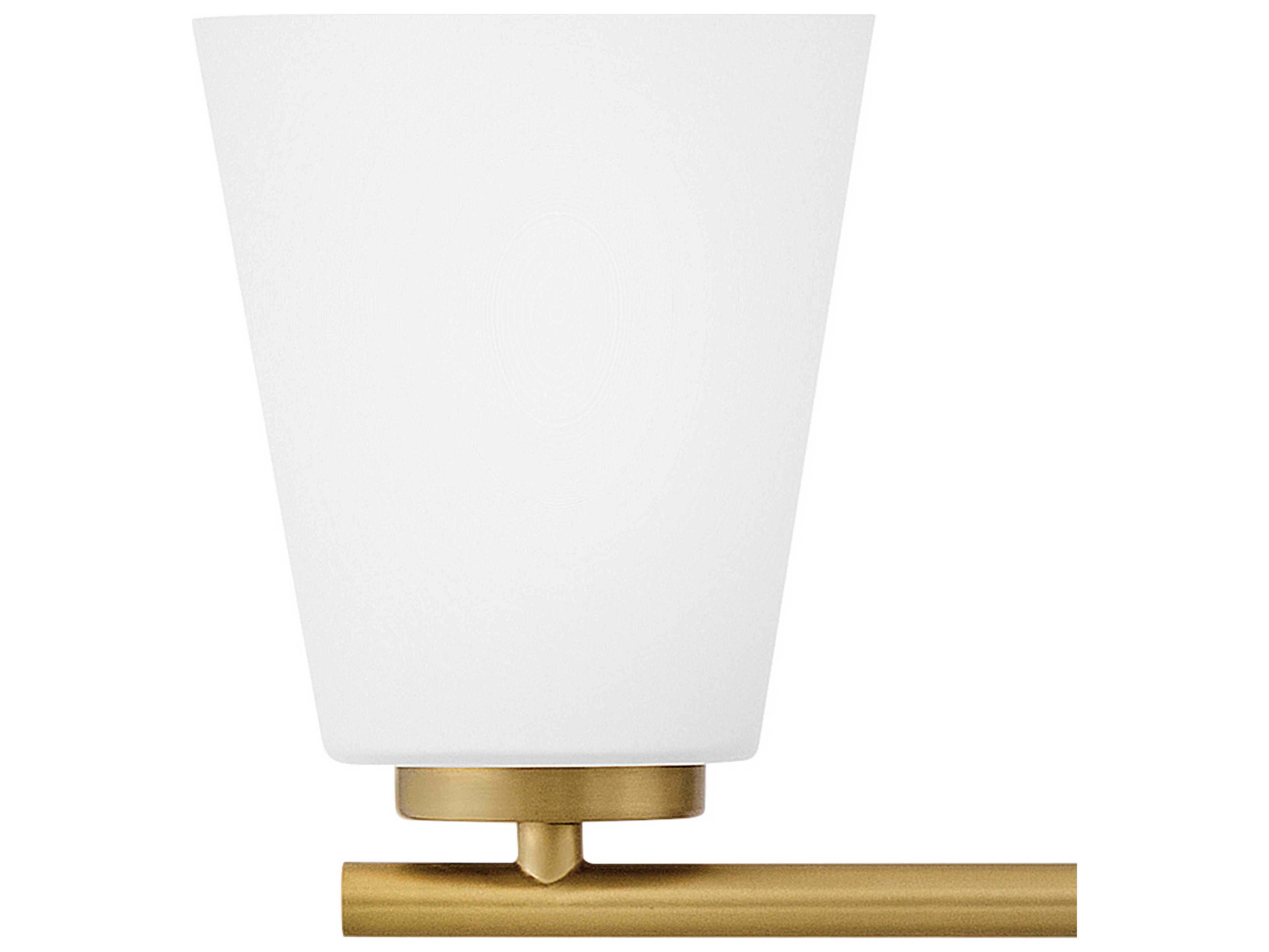 Lark Living Bri 3-Light Lacquered Brass Vanity Light