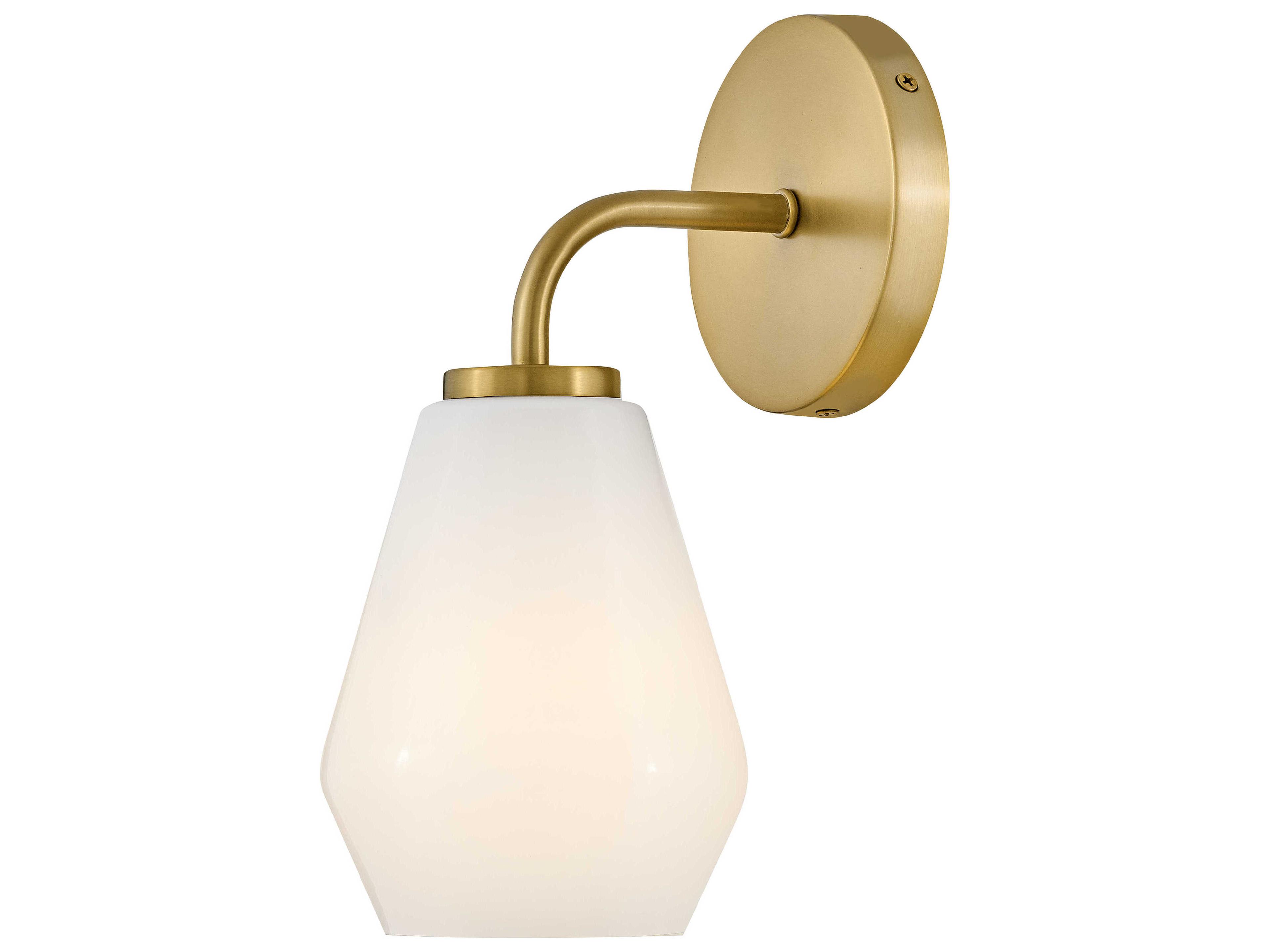 Lark Living Gio 1-Light Lacquered Brass Wall Sconce