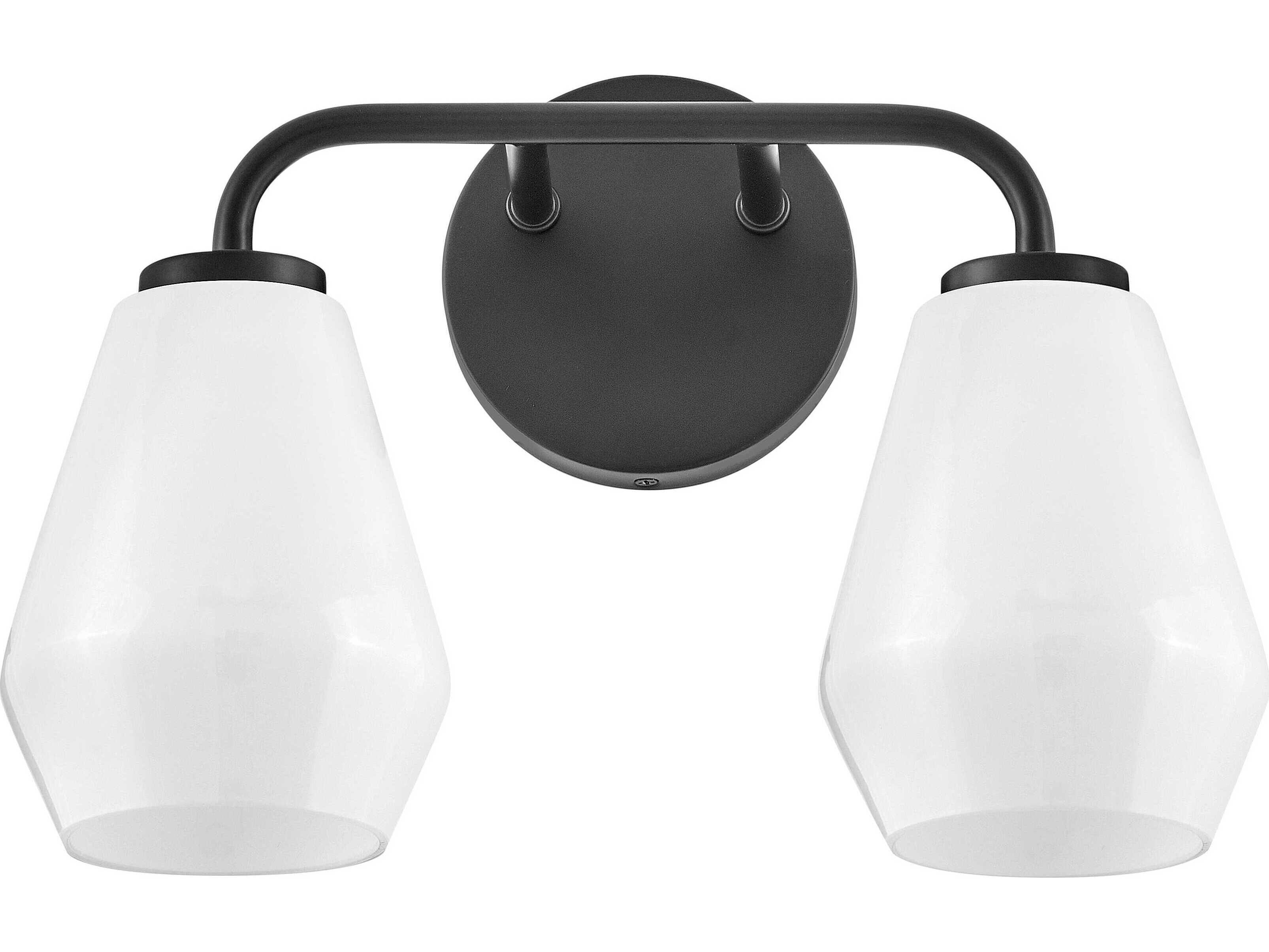 Lark Living Gio 2-Light Black Vanity Light