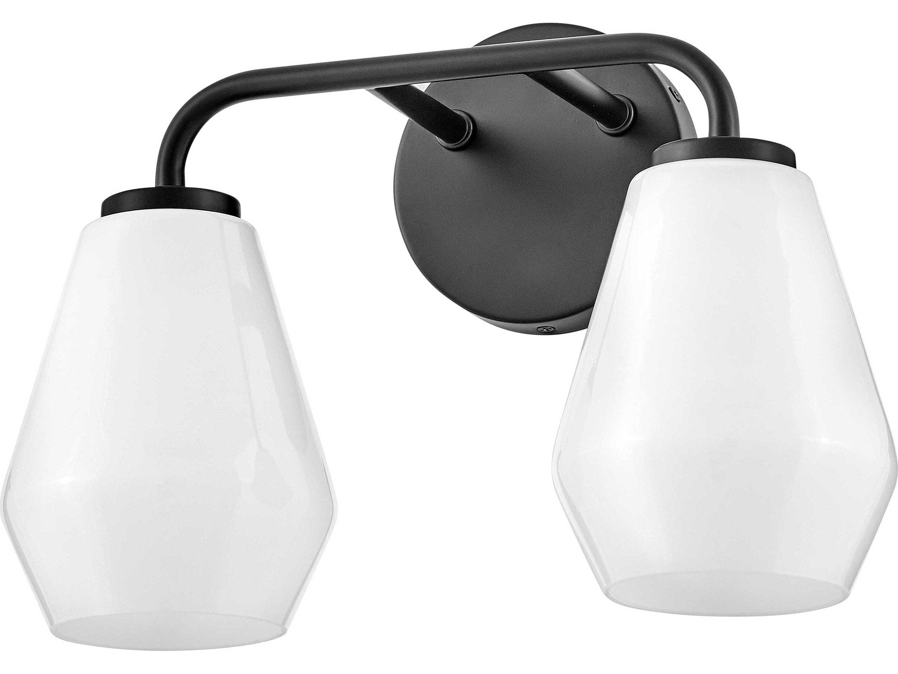 Lark Living Gio 2-Light Black Vanity Light