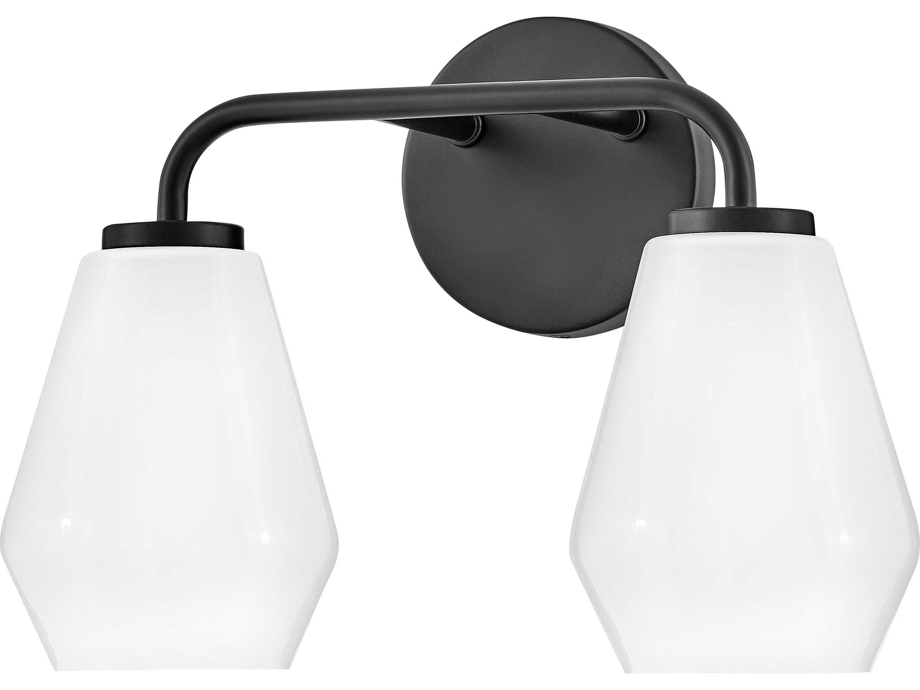Lark Living Gio 2-Light Black Vanity Light