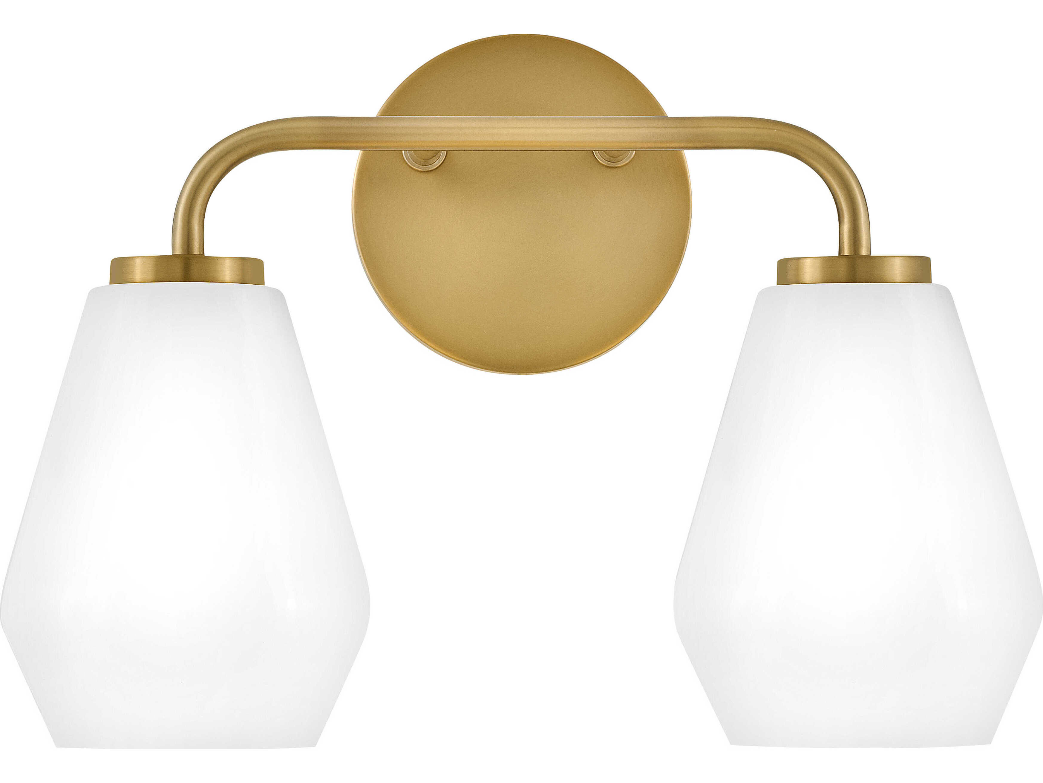 Lark Living Gio 2-Light Lacquered Brass Vanity Light