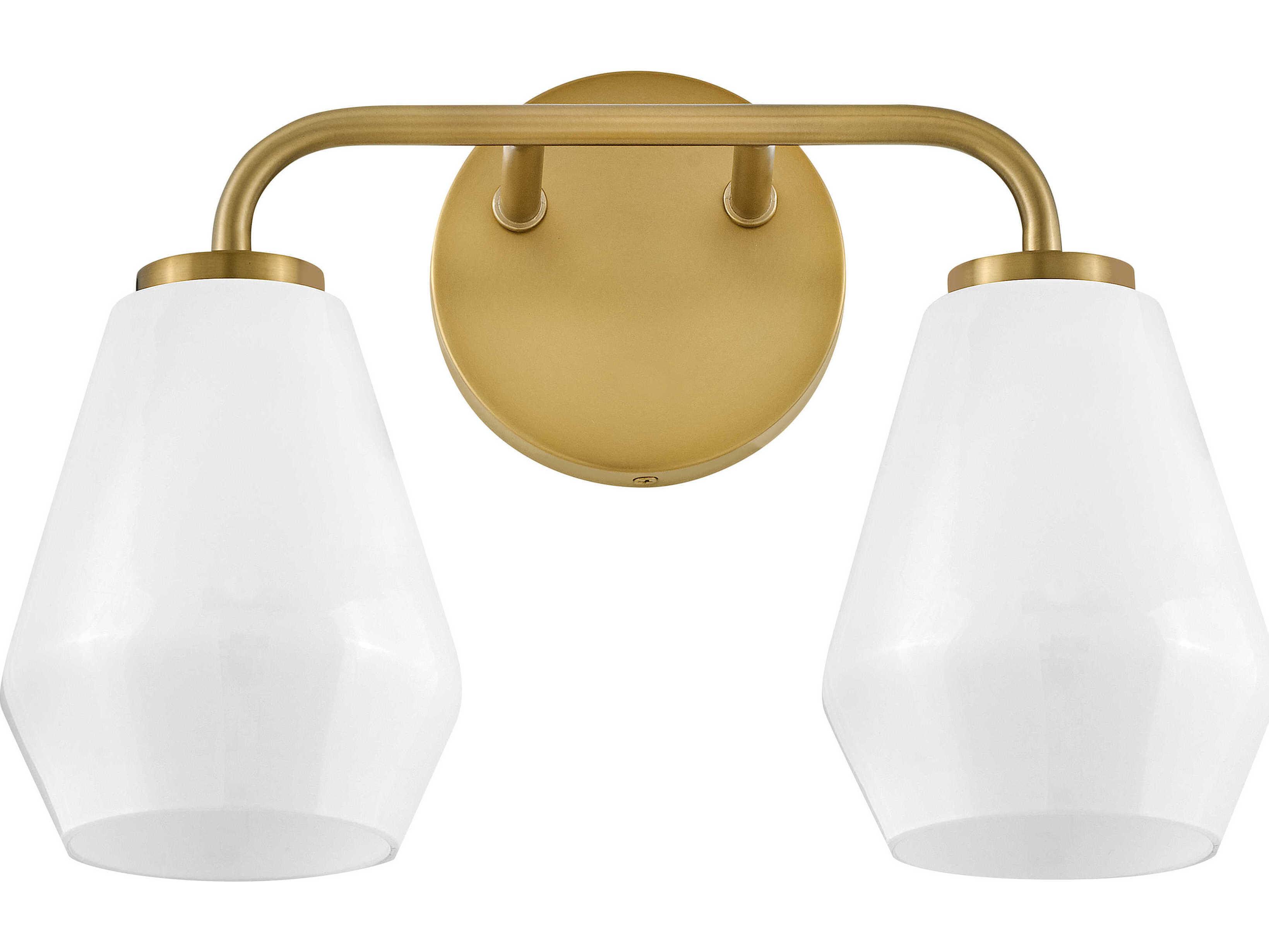 Lark Living Gio 2-Light Lacquered Brass Vanity Light