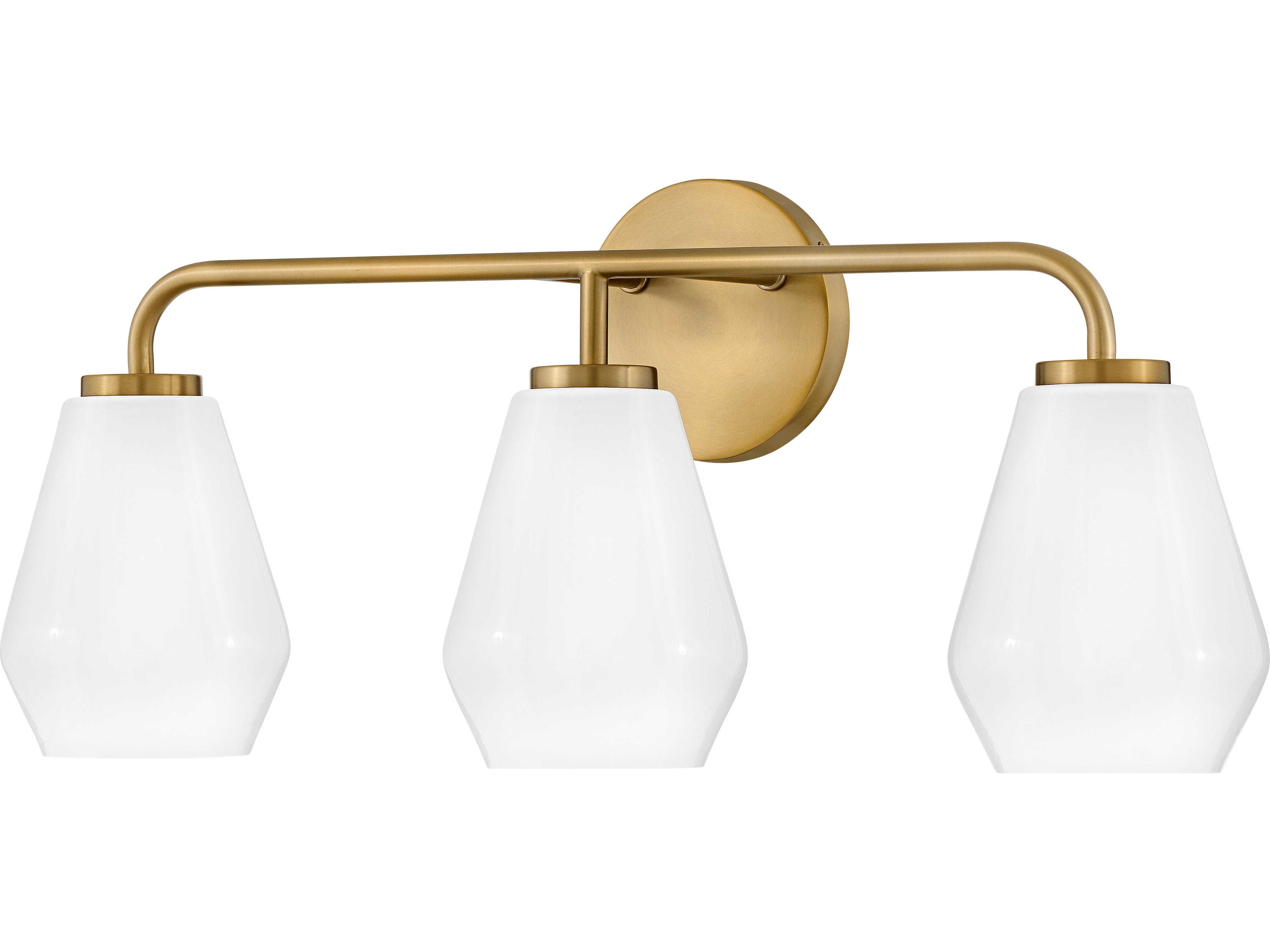 Lark Living Gio 3-Light Lacquered Brass Vanity Light