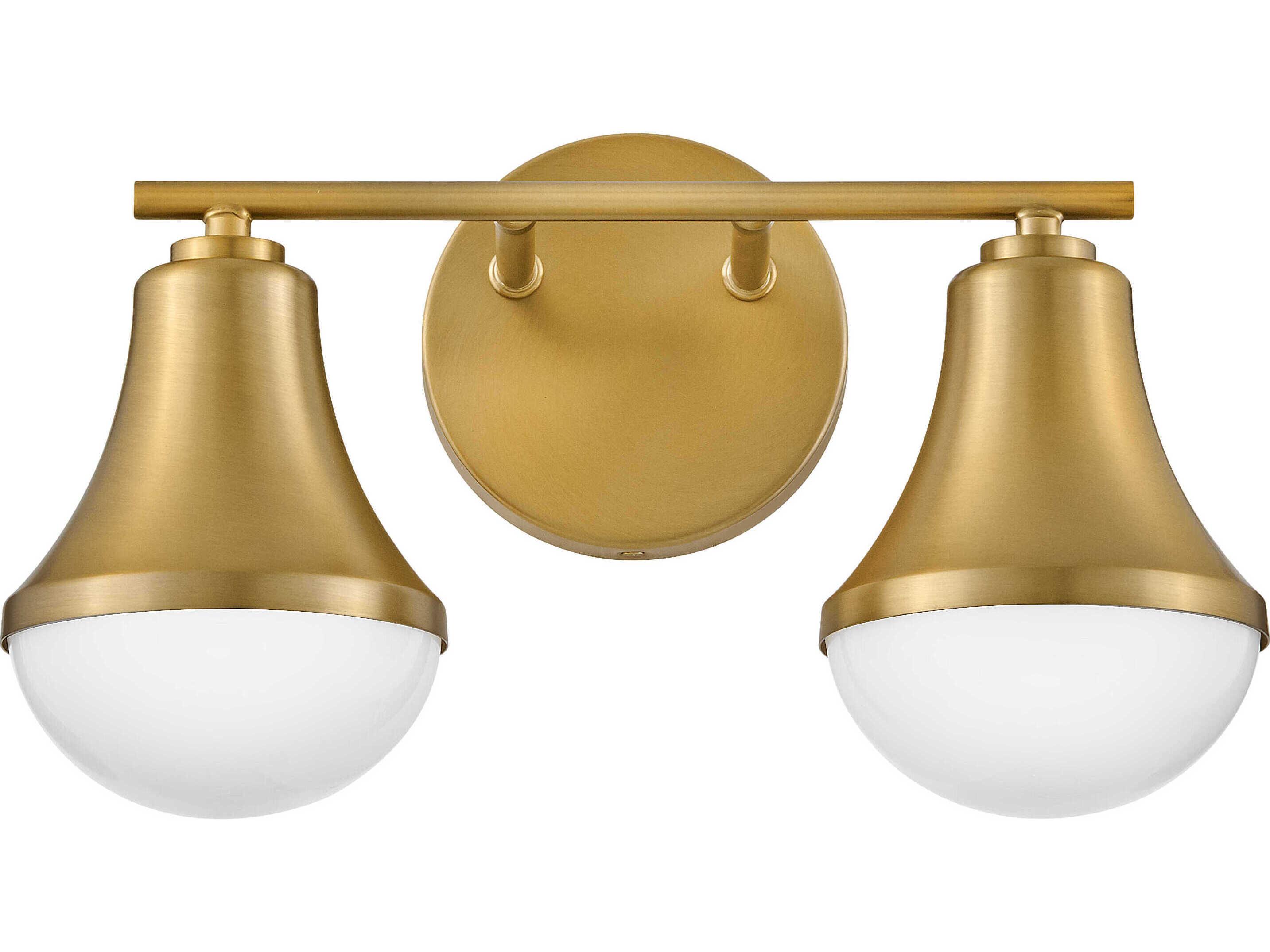 Lark Living Haddie 2-Light Lacquered Brass Vanity Light