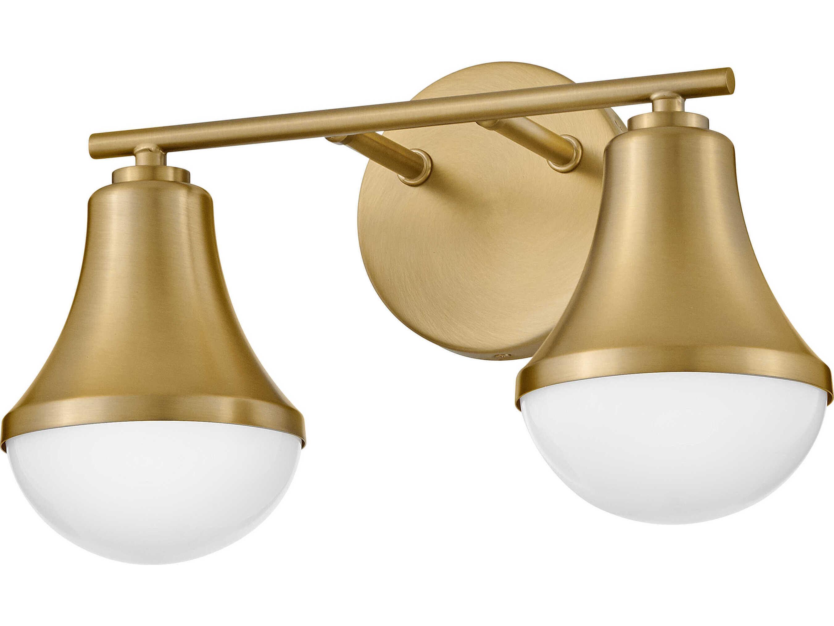 Lark Living Haddie 2-Light Lacquered Brass Vanity Light