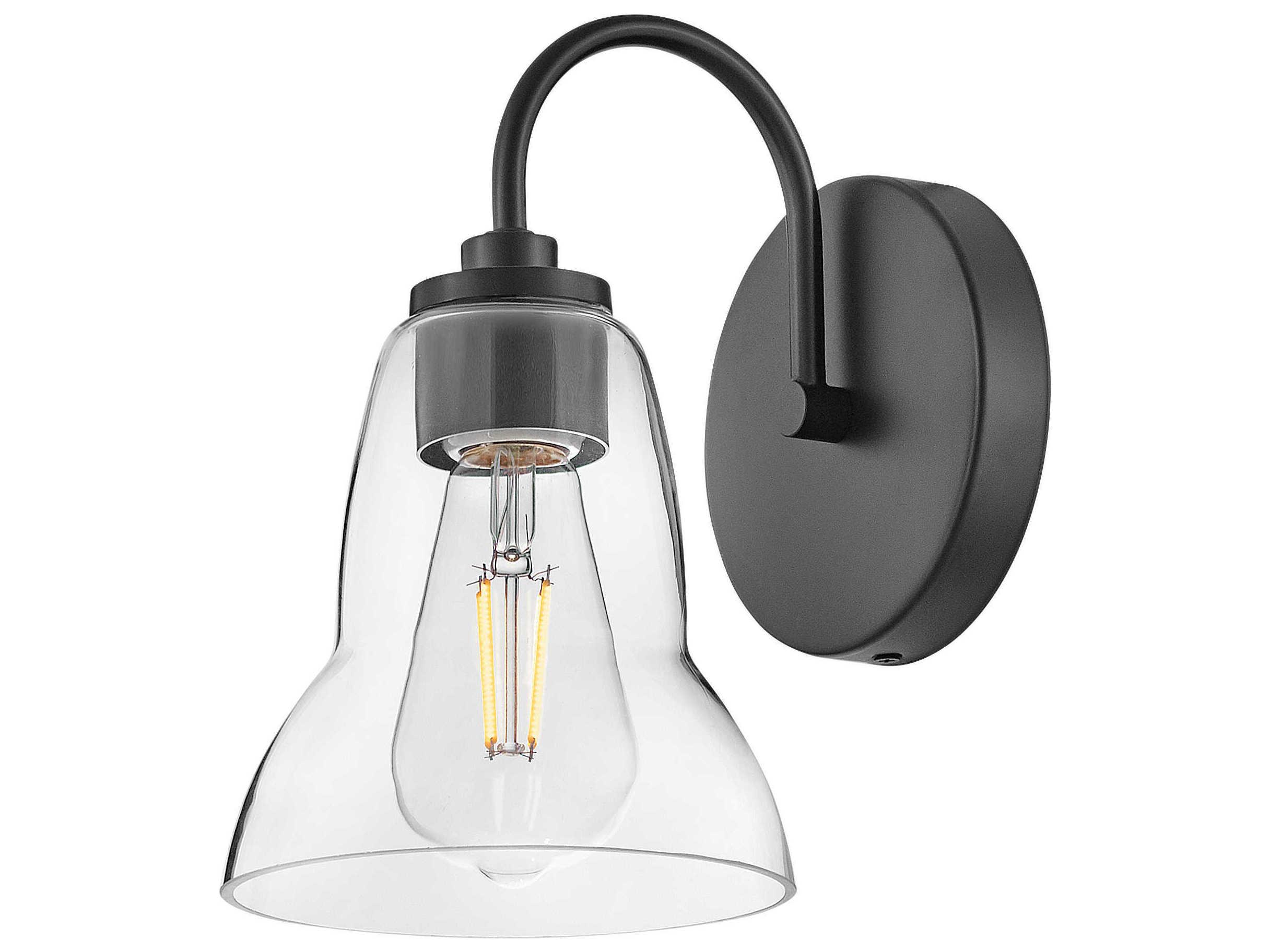 Lark Living Vera 1-Light Black Wall Sconce