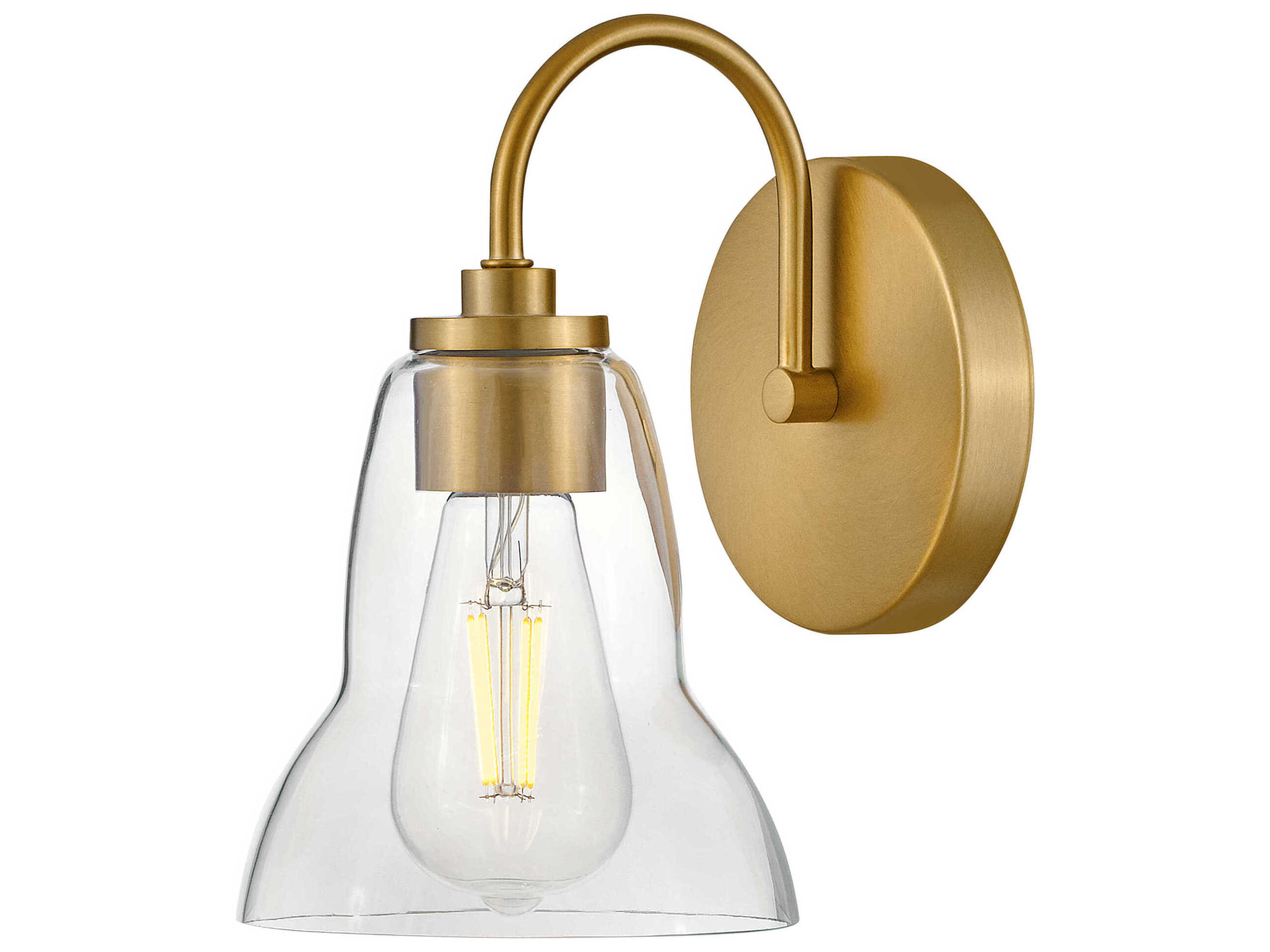 Lark Living Vera 1-Light Lacquered Brass Wall Sconce