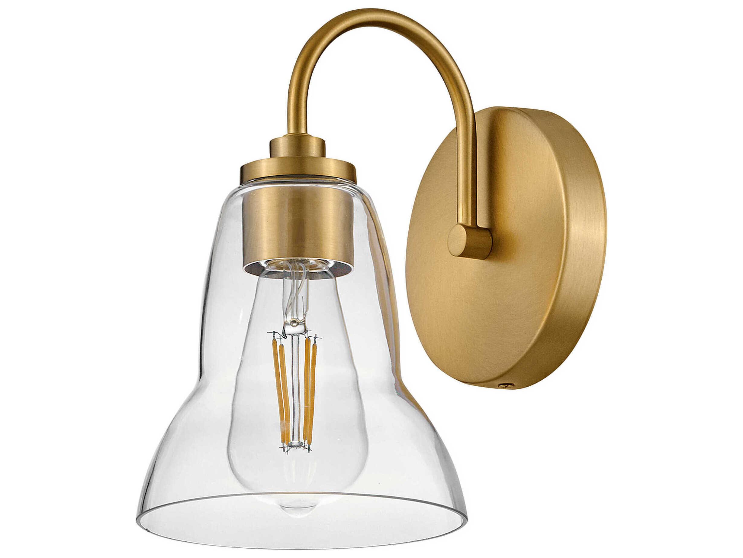 Lark Living Vera 1-Light Lacquered Brass Wall Sconce