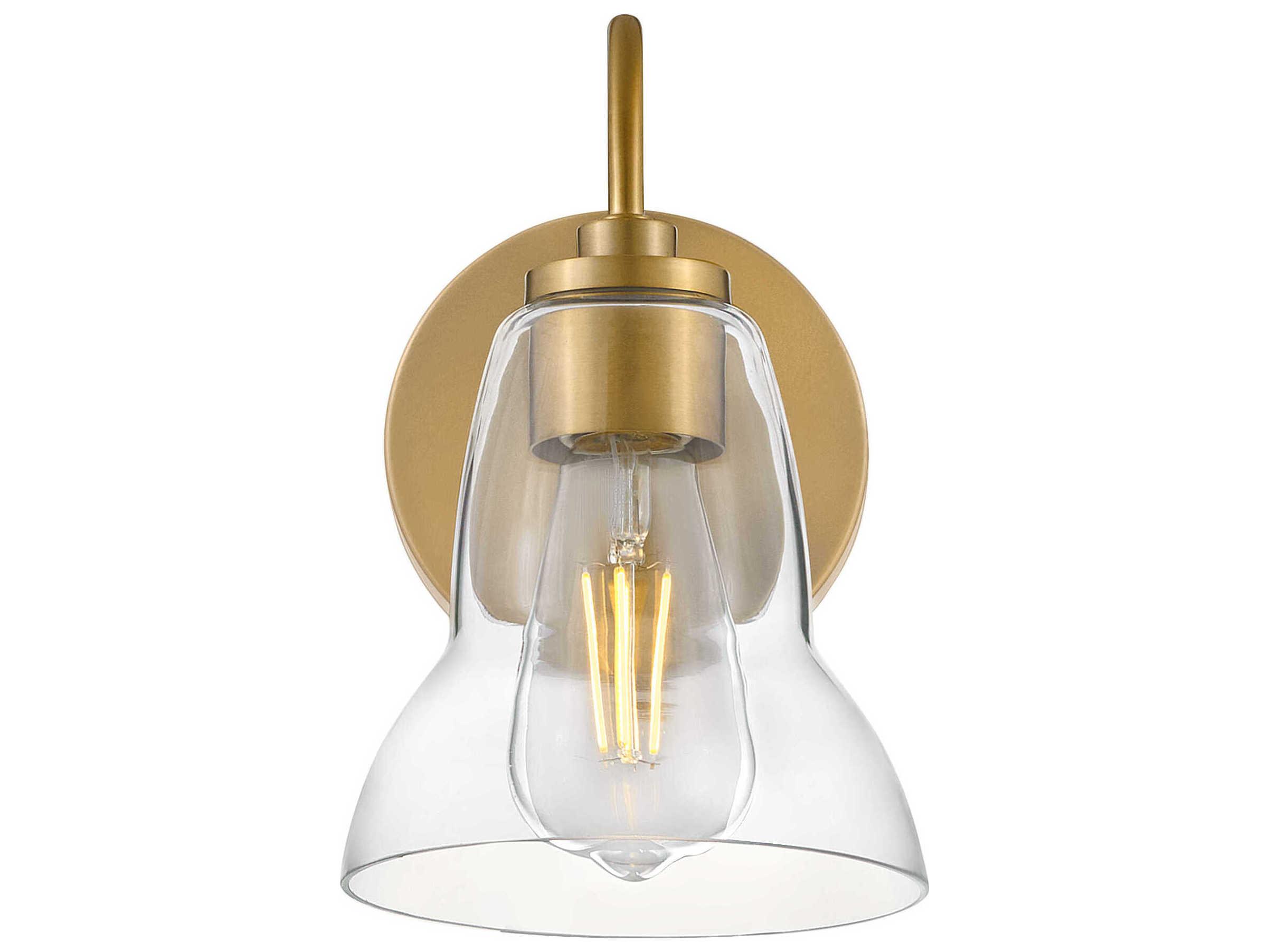 Lark Living Vera 1-Light Lacquered Brass Wall Sconce