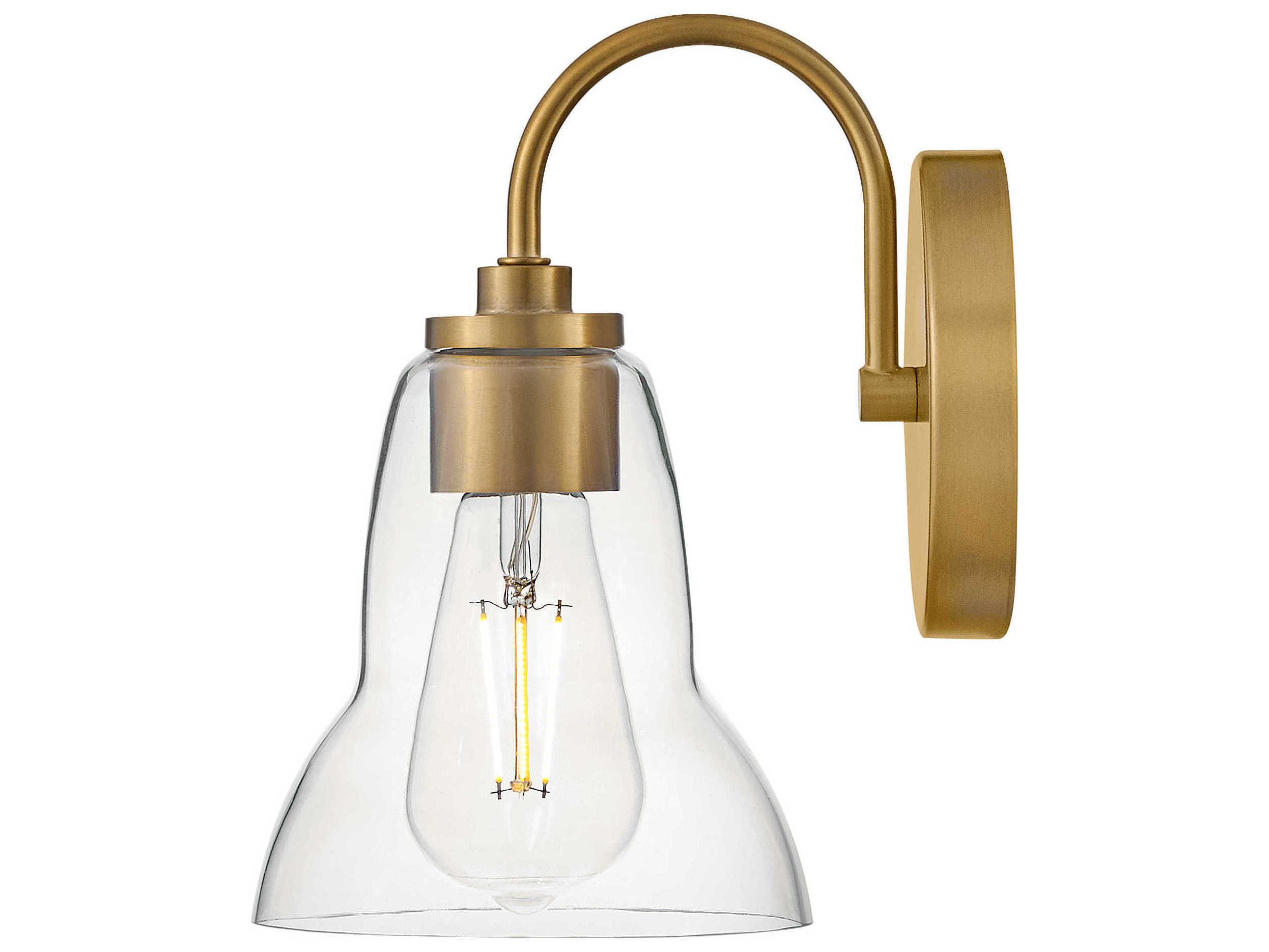 Lark Living Vera 1-Light Lacquered Brass Wall Sconce
