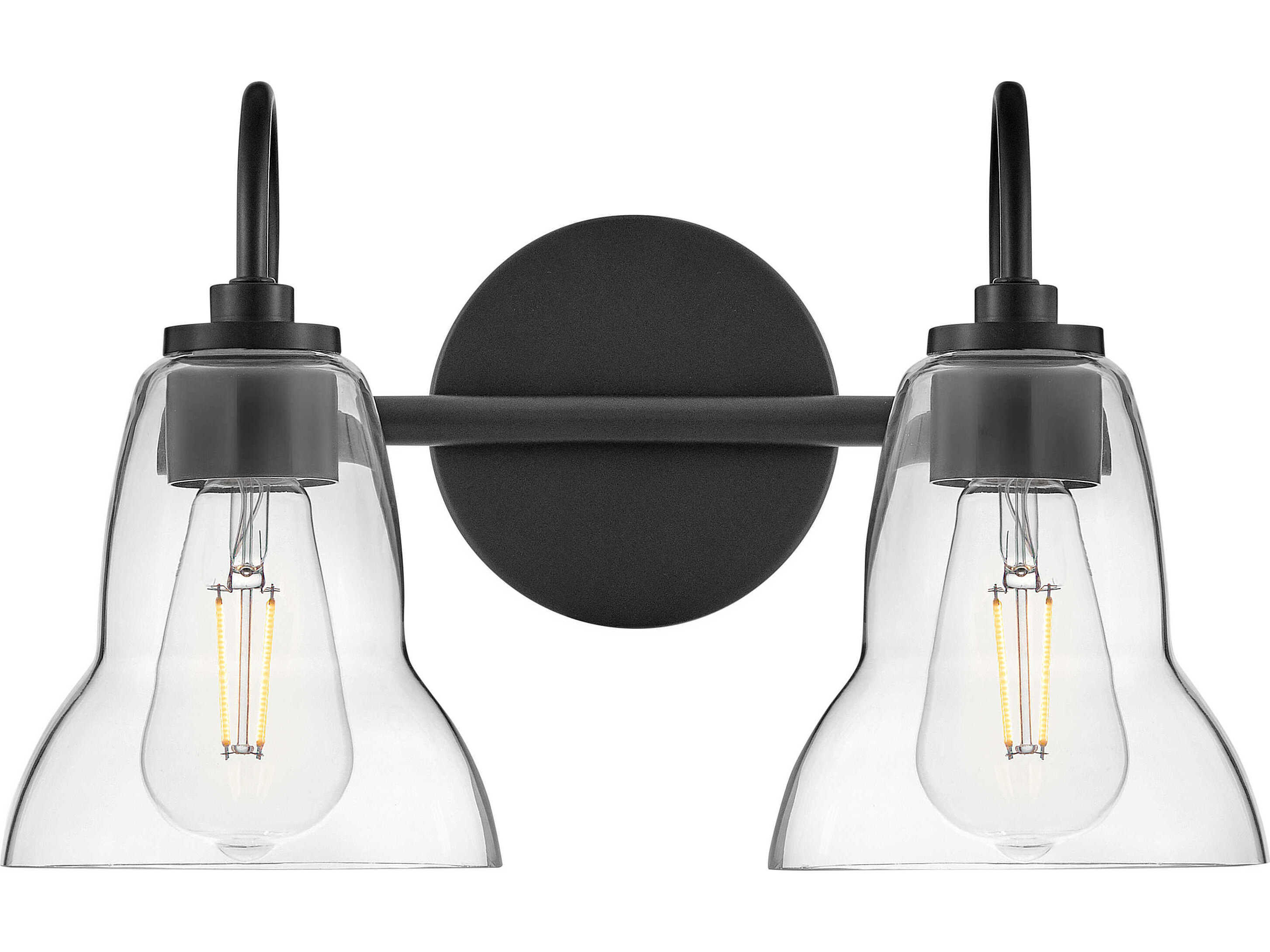 Lark Living Vera 2-Light Black Vanity Light