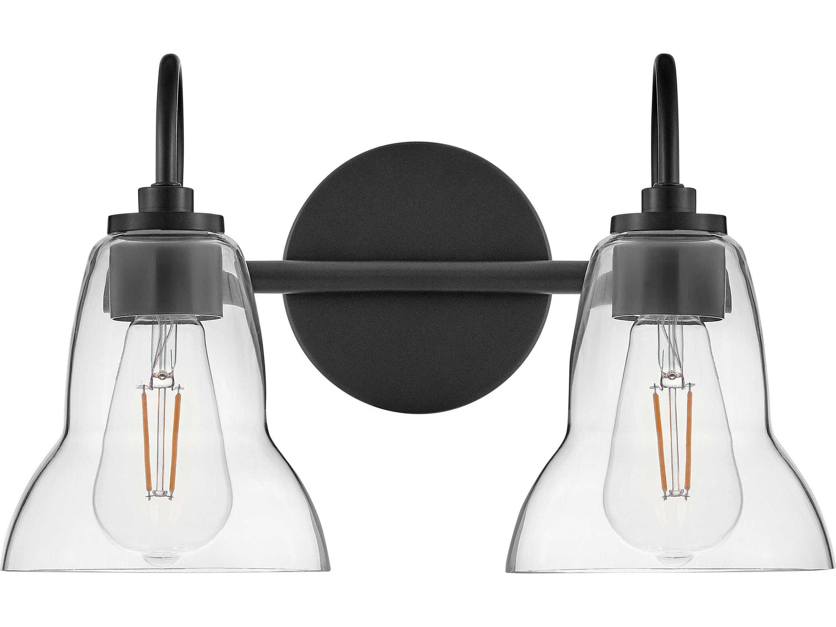 Lark Living Vera 2-Light Black Vanity Light
