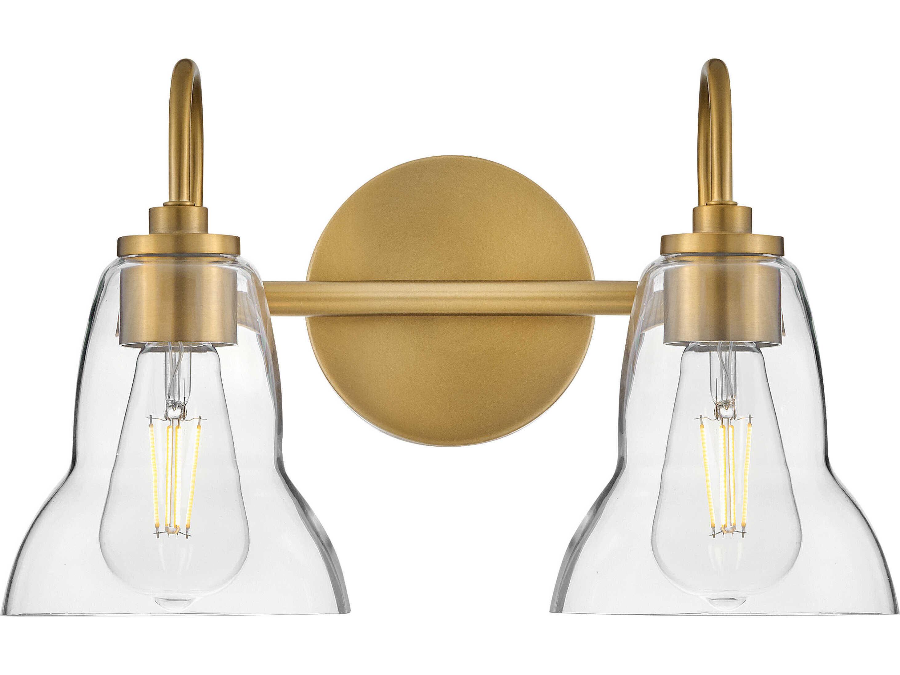 Lark Living Vera 2-Light Lacquered Brass Vanity Light