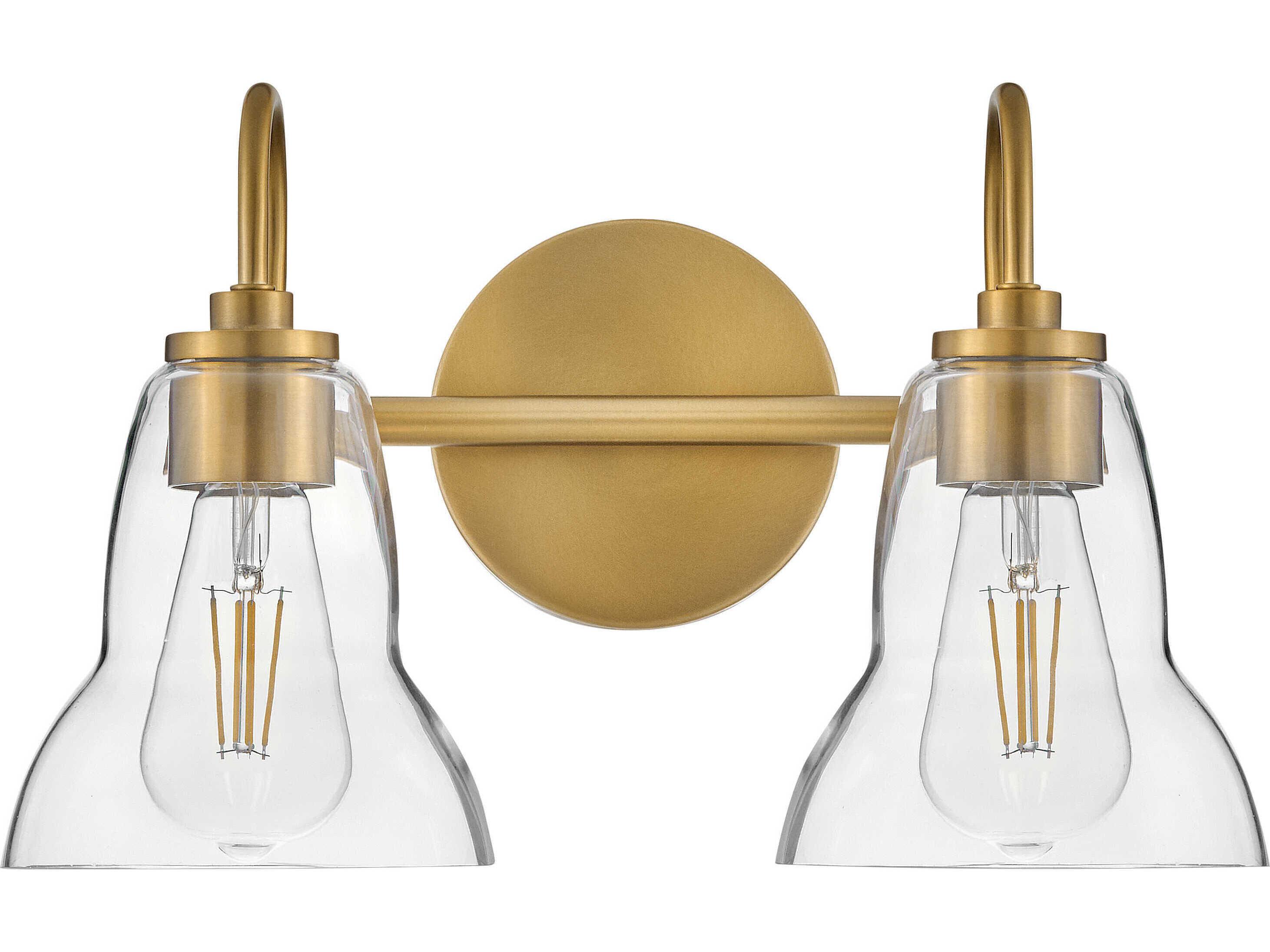 Lark Living Vera 2-Light Lacquered Brass Vanity Light