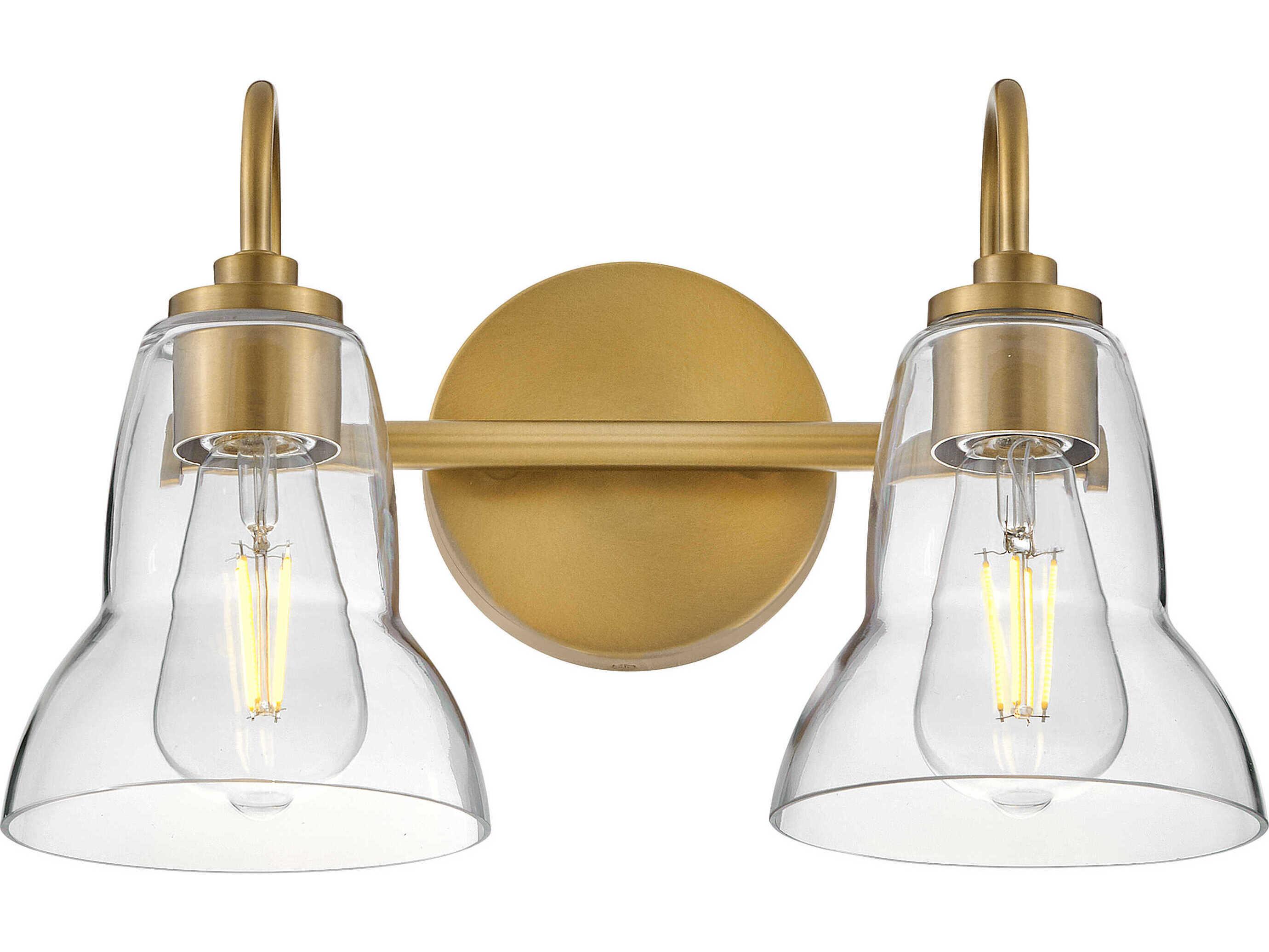 Lark Living Vera 2-Light Lacquered Brass Vanity Light