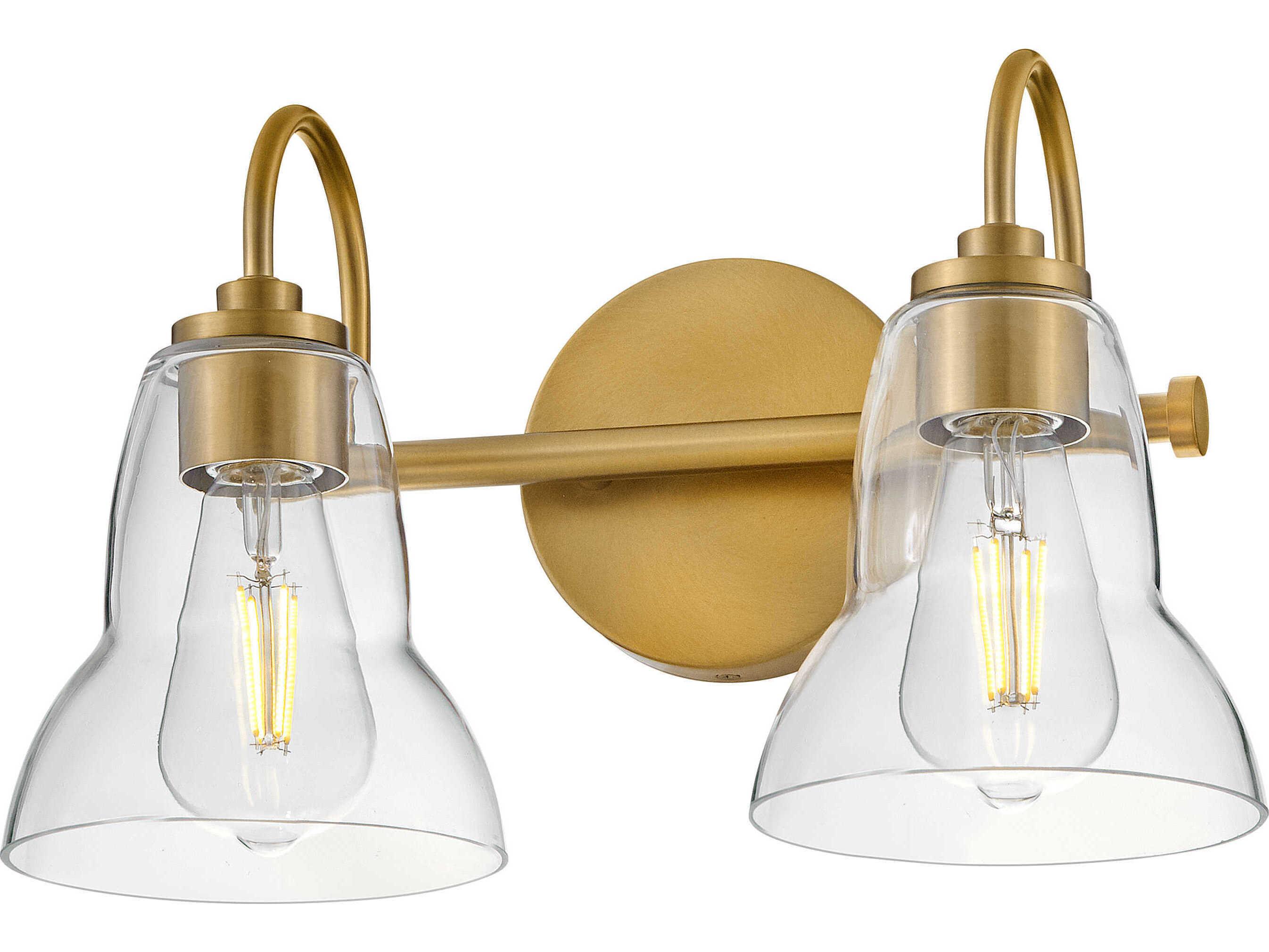 Lark Living Vera 2-Light Lacquered Brass Vanity Light