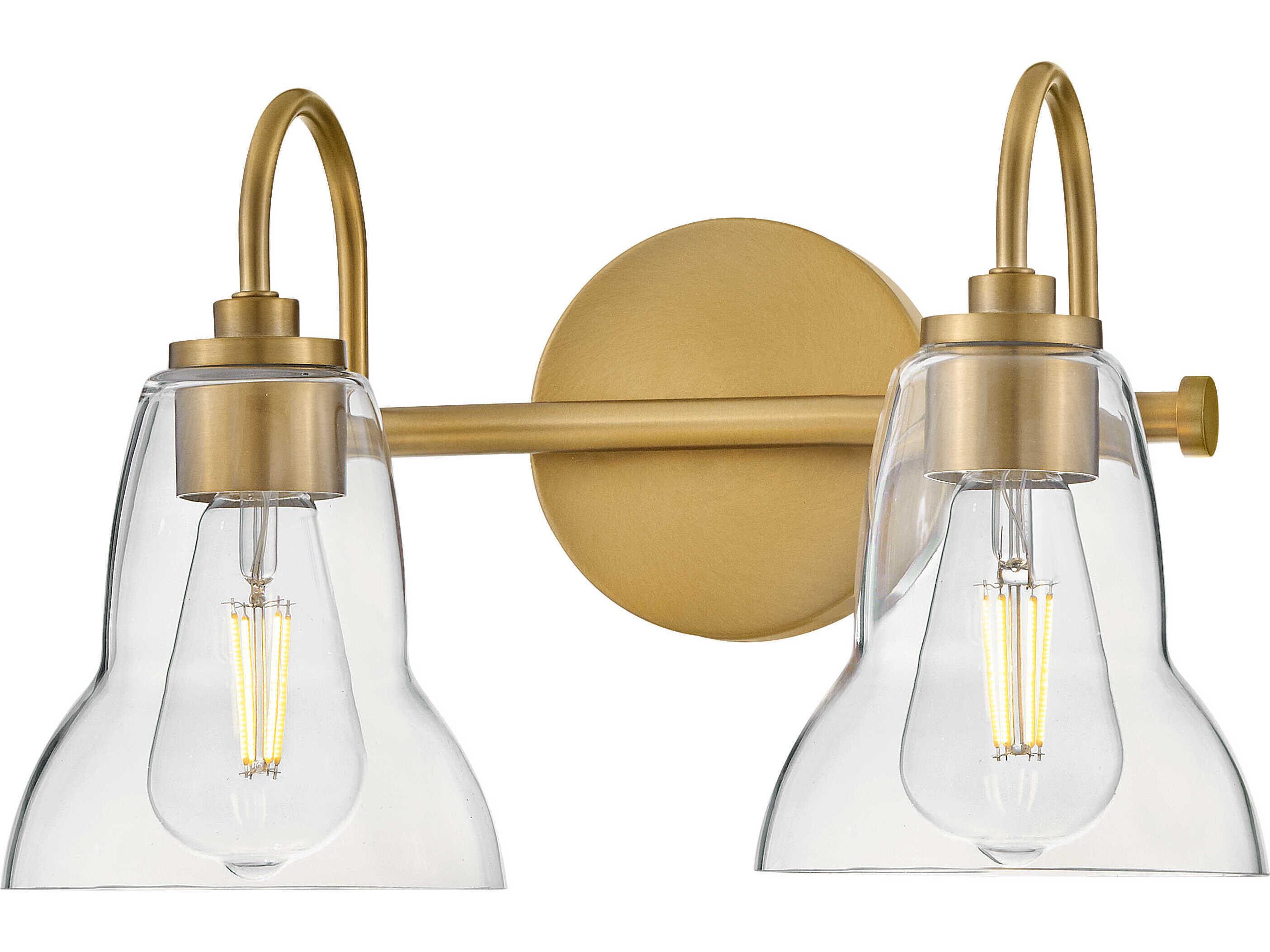 Lark Living Vera 2-Light Lacquered Brass Vanity Light