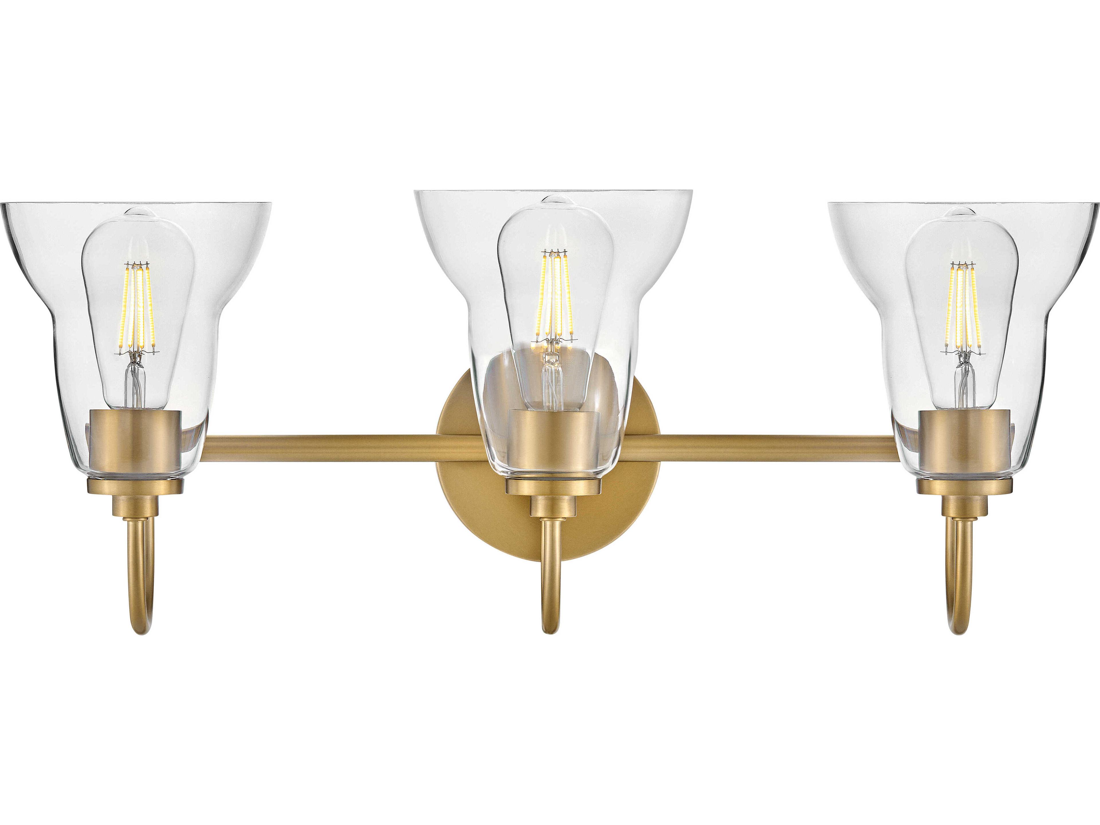 Lark Living Vera 3-Light Lacquered Brass Vanity Light