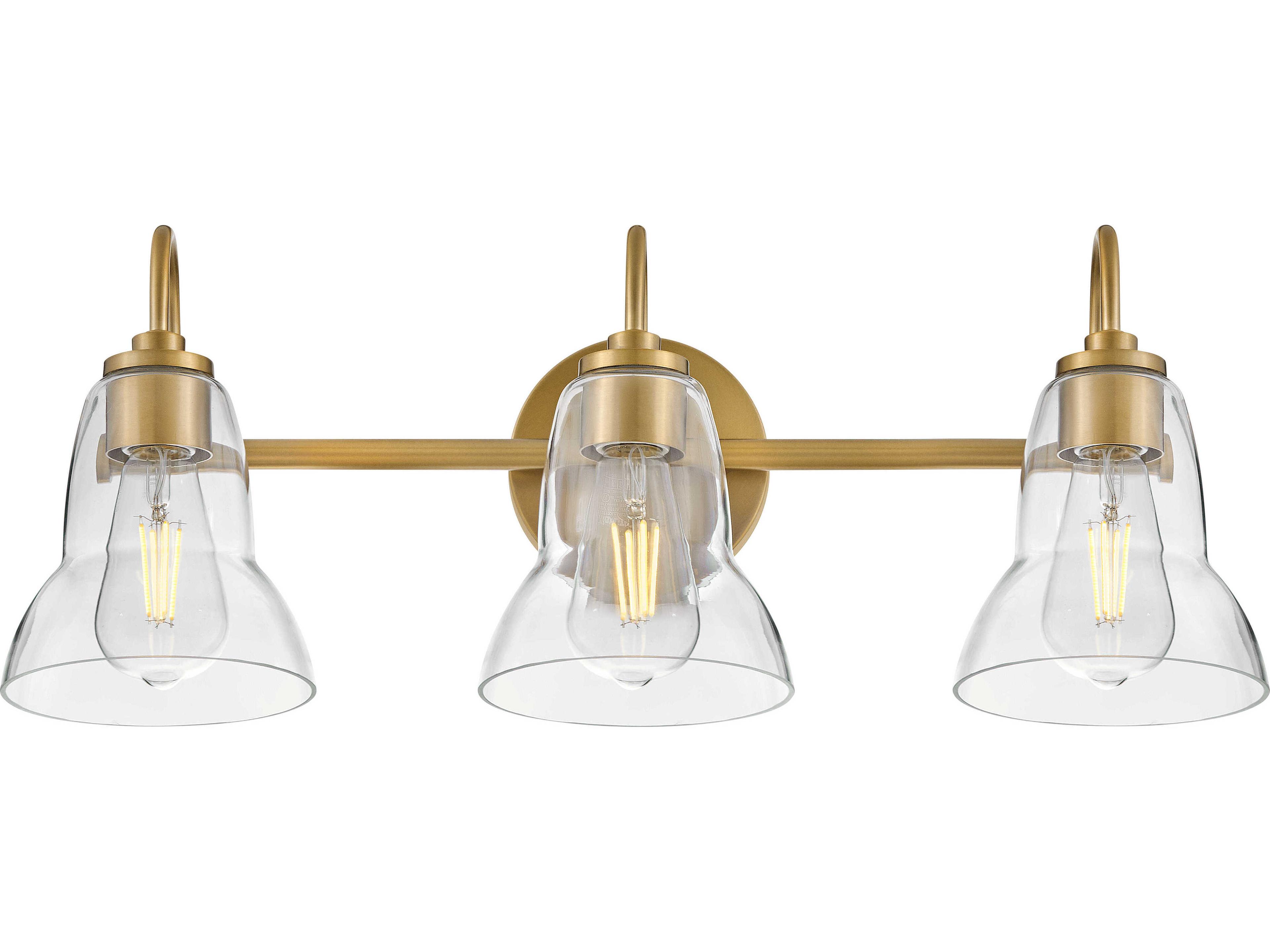 Lark Living Vera 3-Light Lacquered Brass Vanity Light