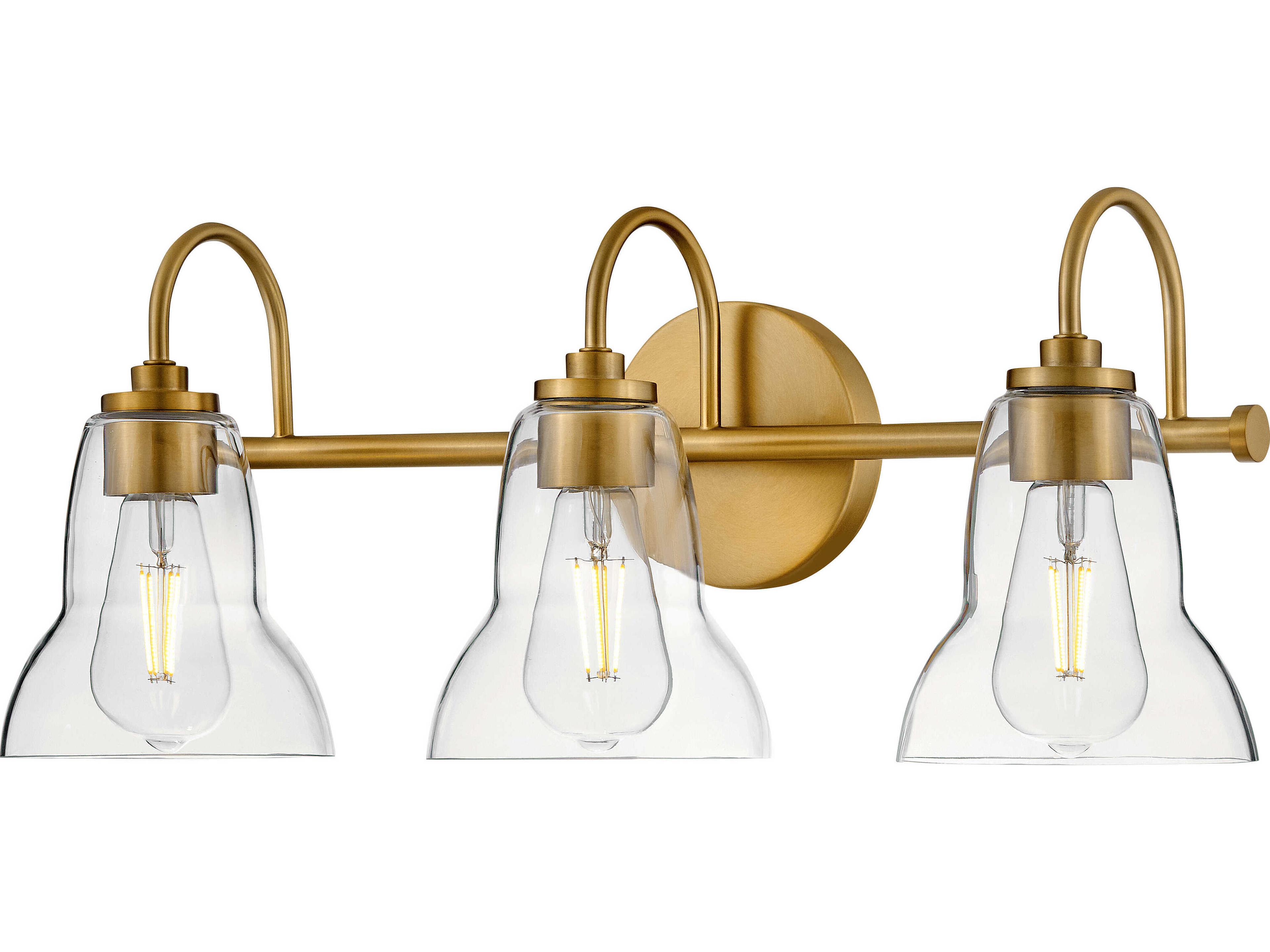 Lark Living Vera 3-Light Lacquered Brass Vanity Light