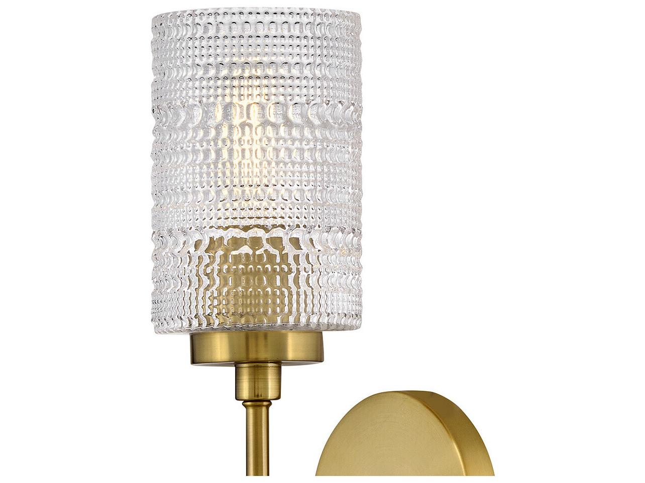 Lark Living Mabel 1-Light Lacquered Brass Wall Sconce