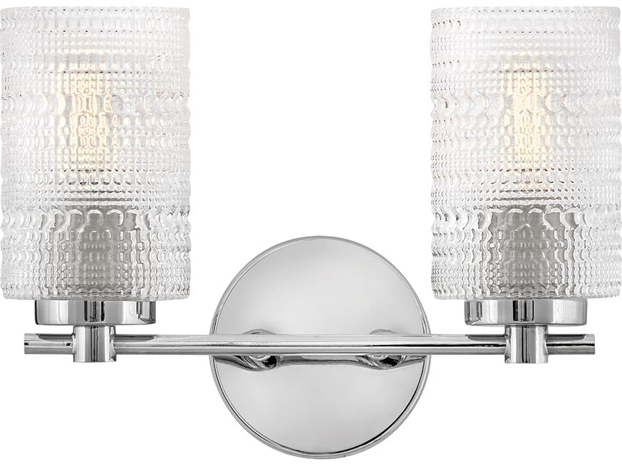 Lark Living Mabel 2-Light Chrome Vanity Light