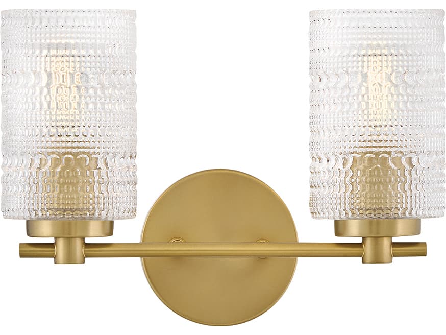 Lark Living Mabel 2-Light Lacquered Brass Vanity Light