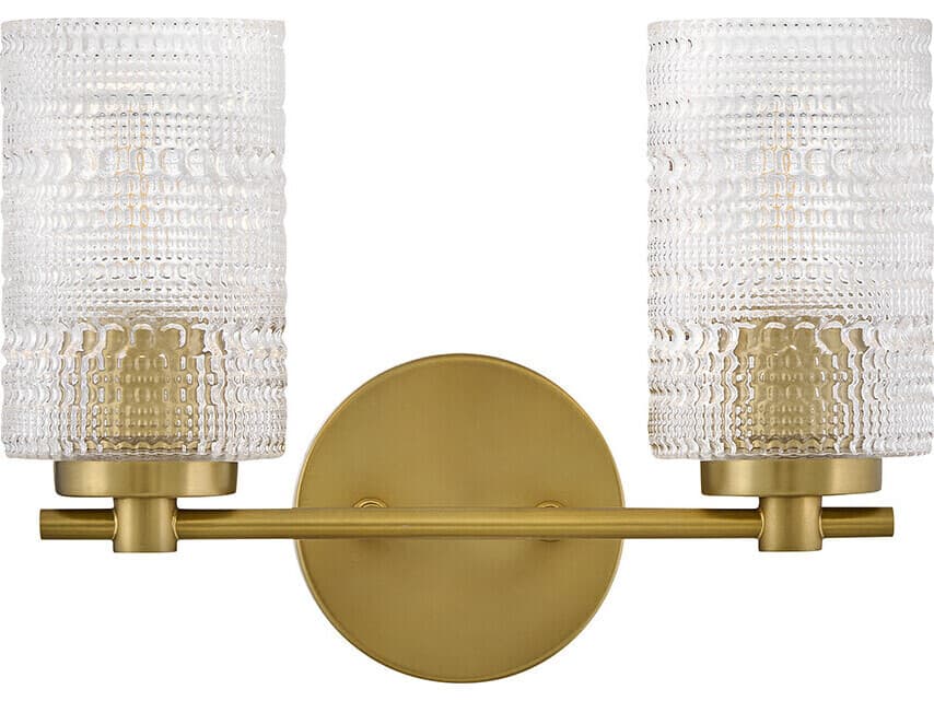 Lark Living Mabel 2-Light Lacquered Brass Vanity Light