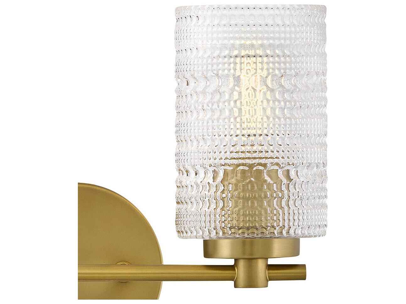 Lark Living Mabel 2-Light Lacquered Brass Vanity Light