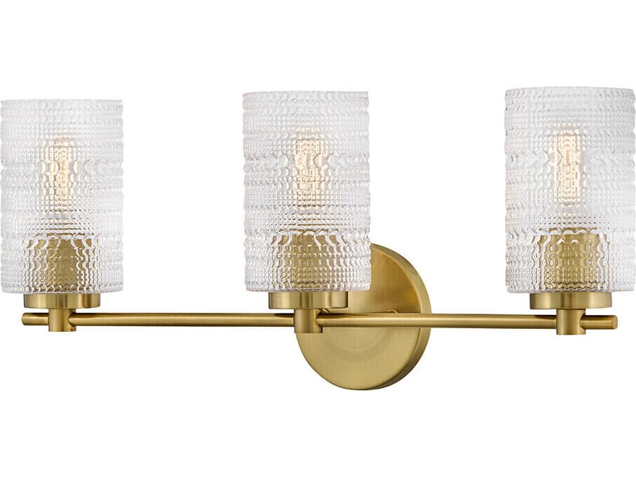 Lark Living Mabel 3-Light Lacquered Brass Vanity Light