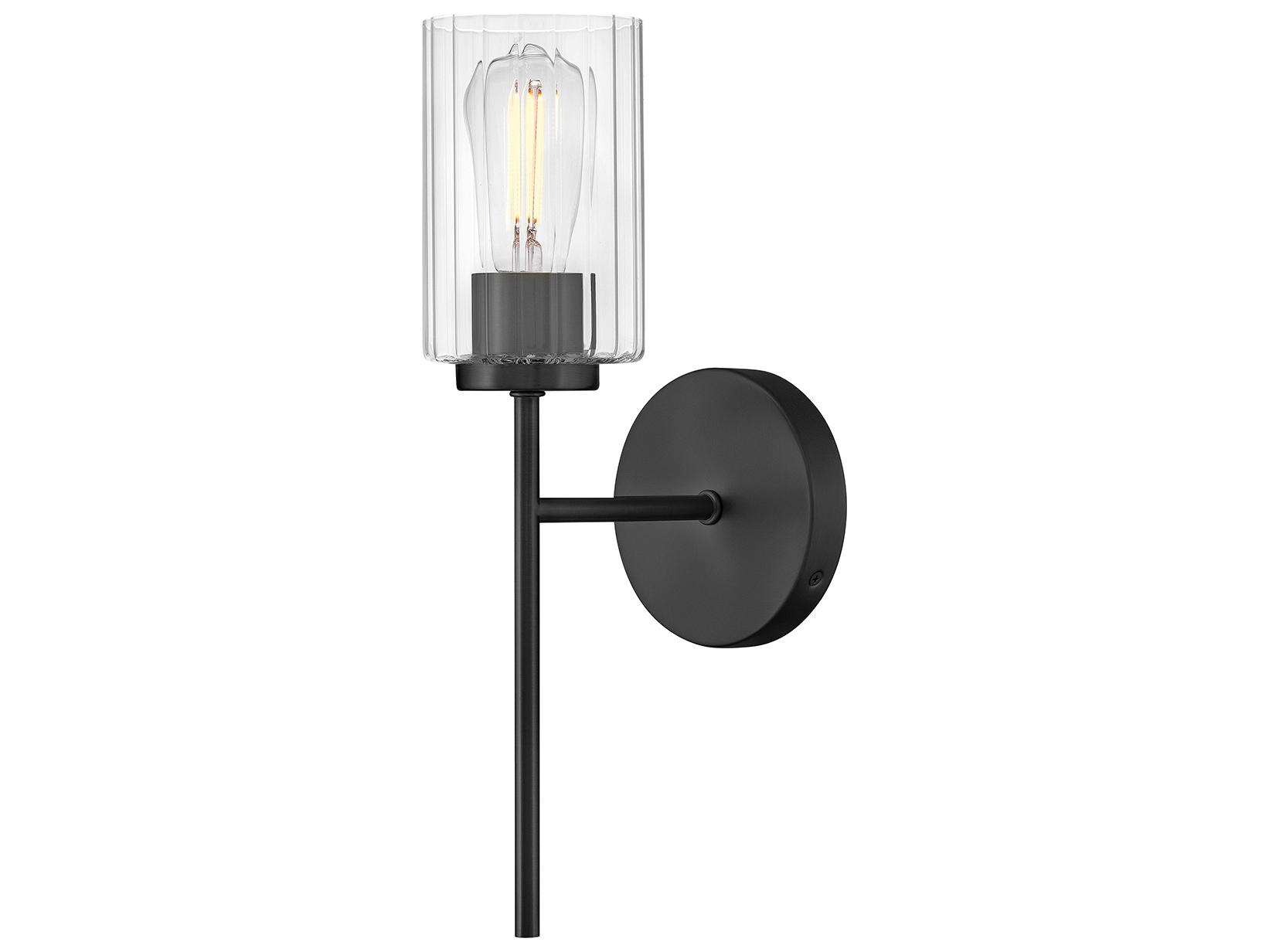 Lark Living Leta 1-Light Black Wall Sconce