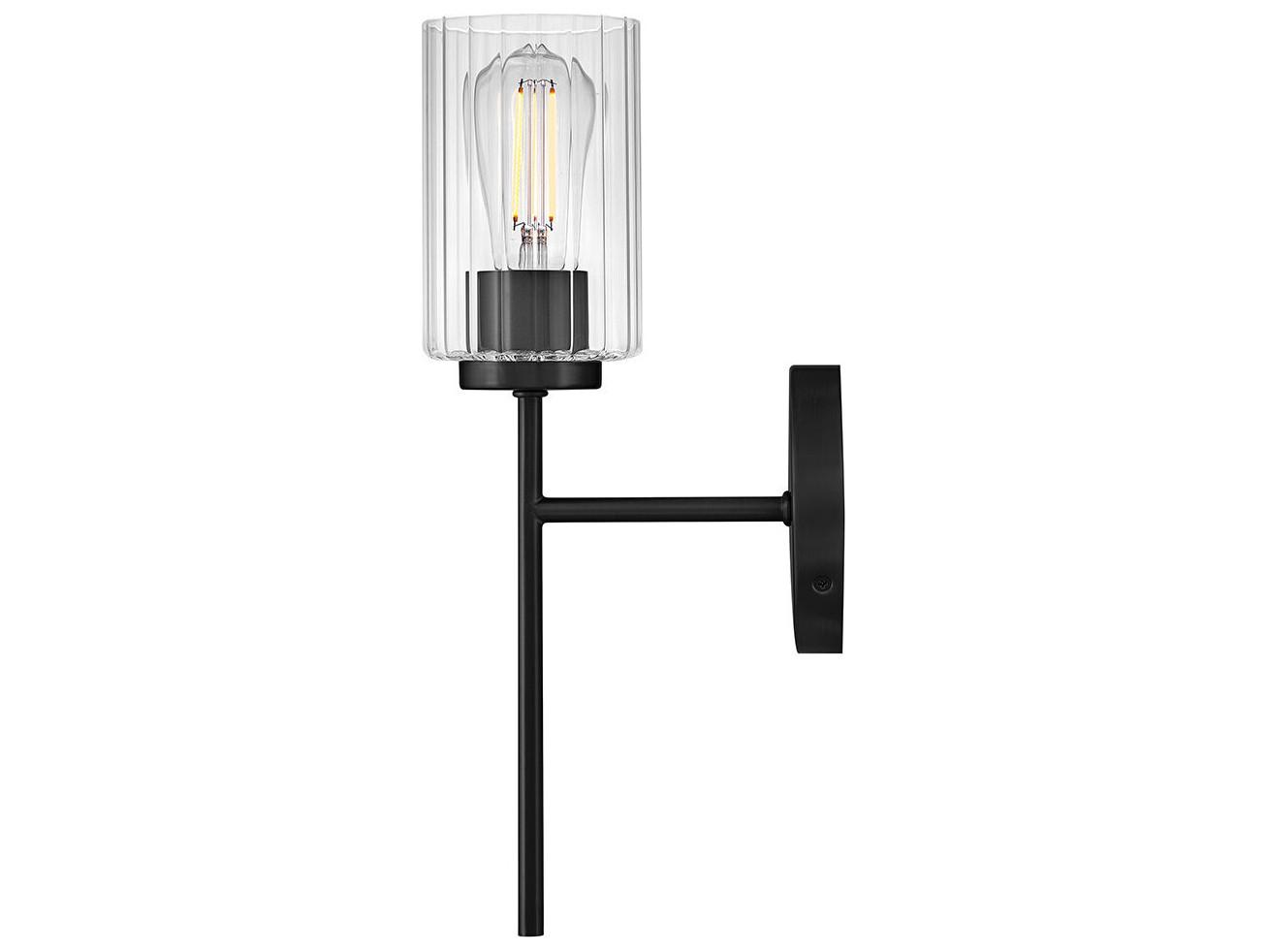 Lark Living Leta 1-Light Black Wall Sconce
