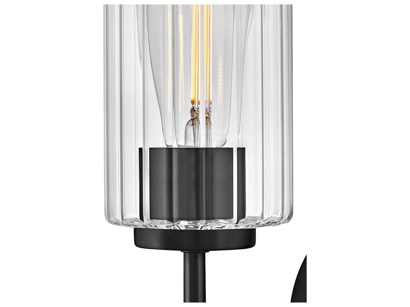 Lark Living Leta 1-Light Black Wall Sconce