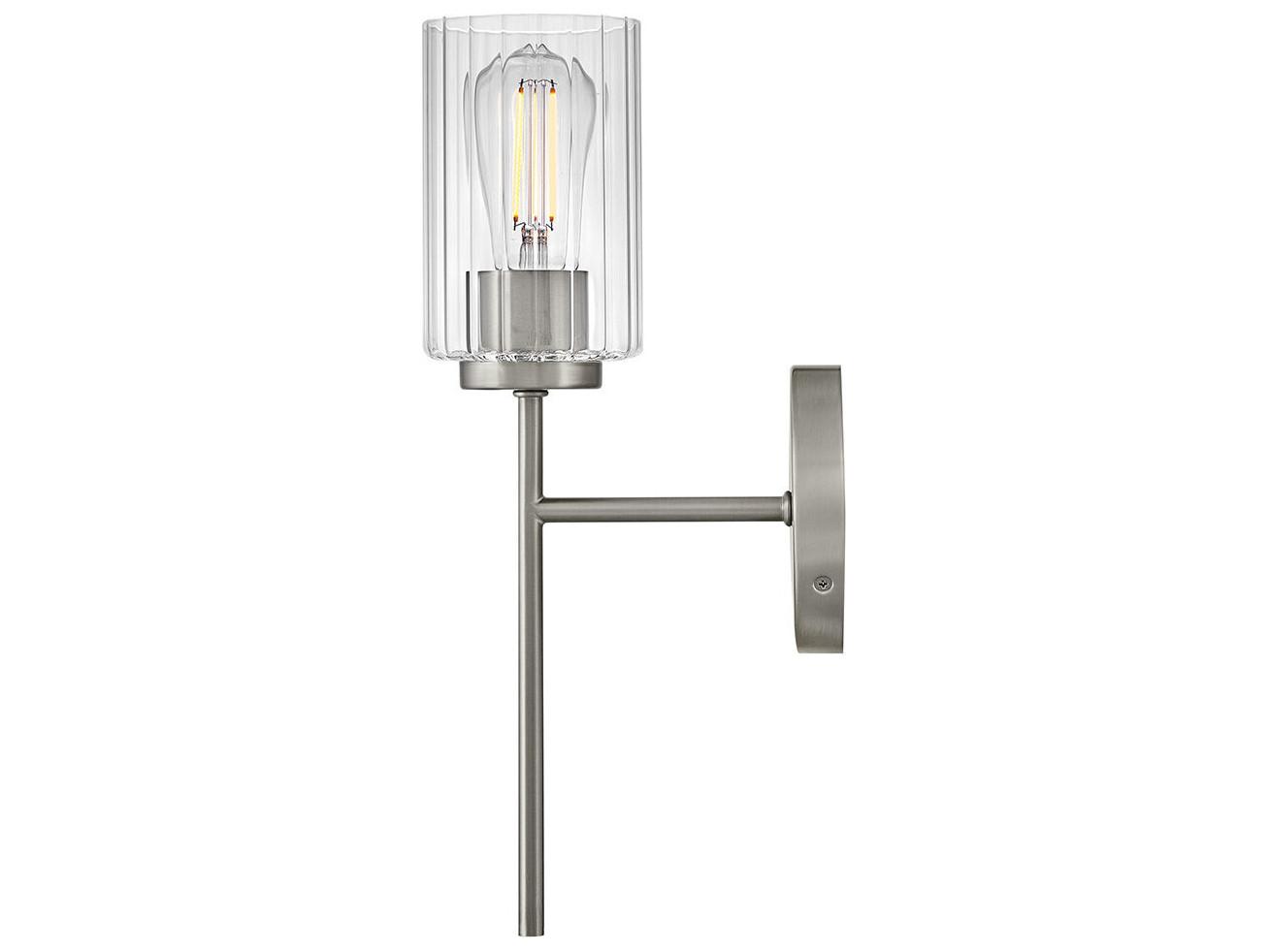 Lark Living Leta 1-Light Brushed Nickel Wall Sconce
